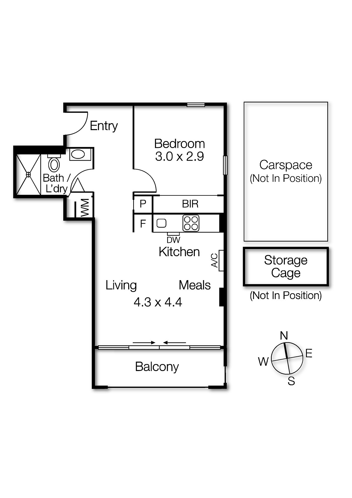 304/36 Porter Street, Prahran VIC 3181 - Floorplan