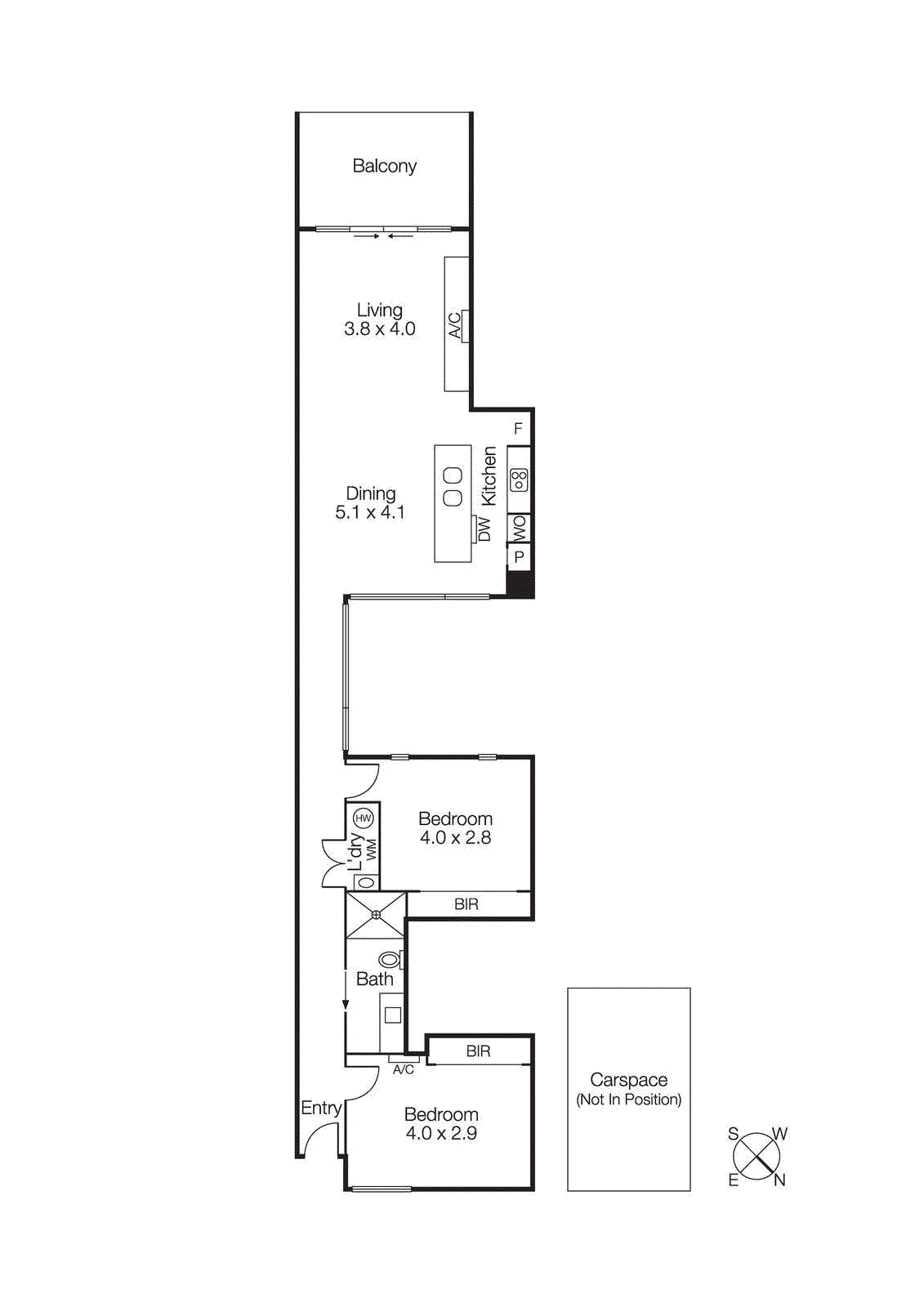 304/49 Beach Street, Port Melbourne VIC 3207 - Floorplan