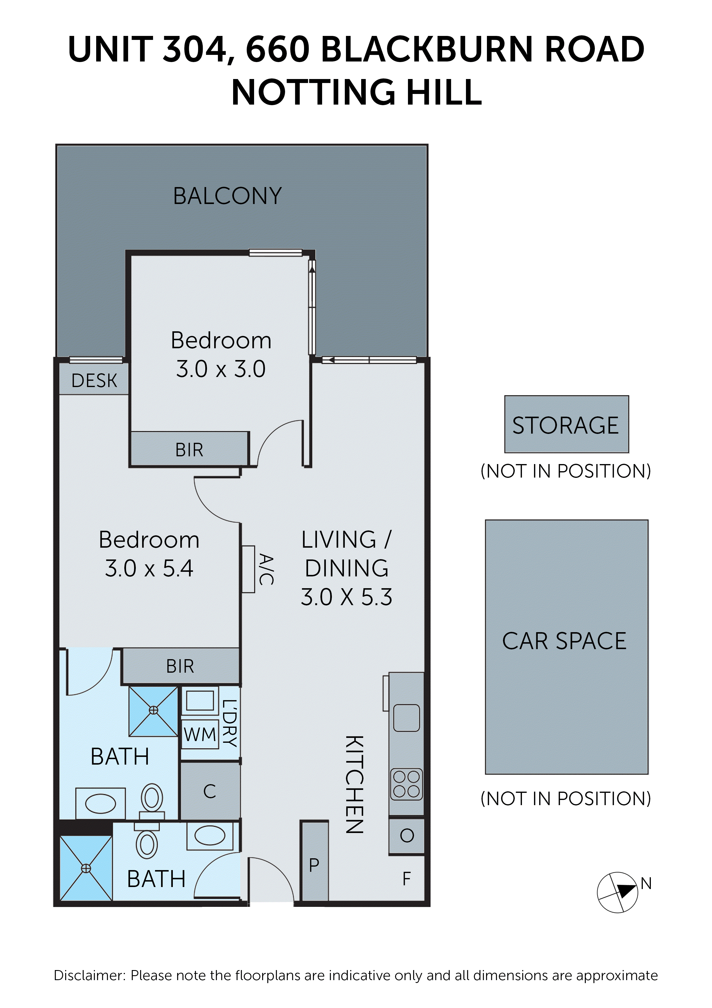304/660 Blackburn Road, Notting Hill VIC 3168 - Floorplan