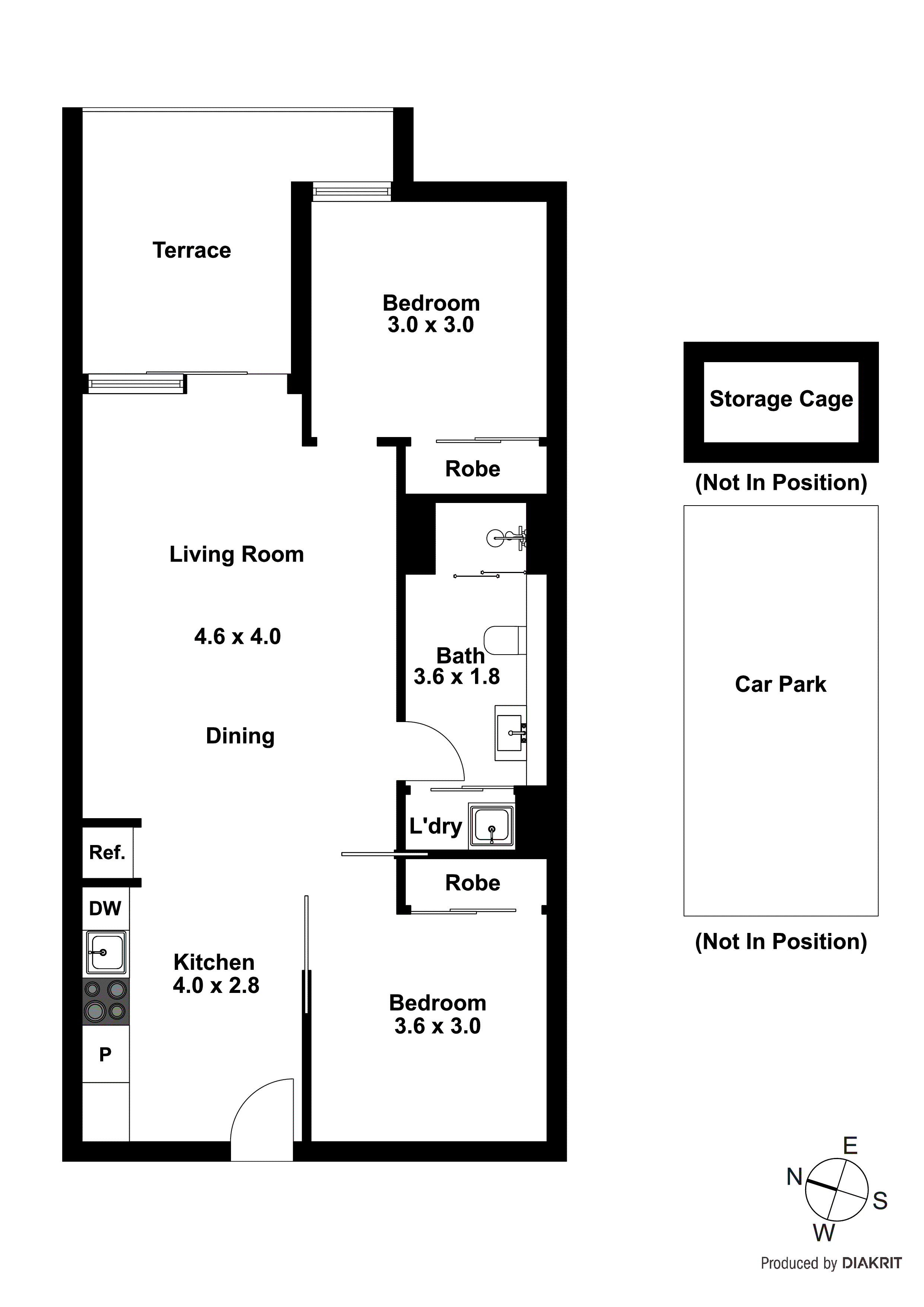 304/75 Graham Road, Highett VIC 3190 - Floorplan