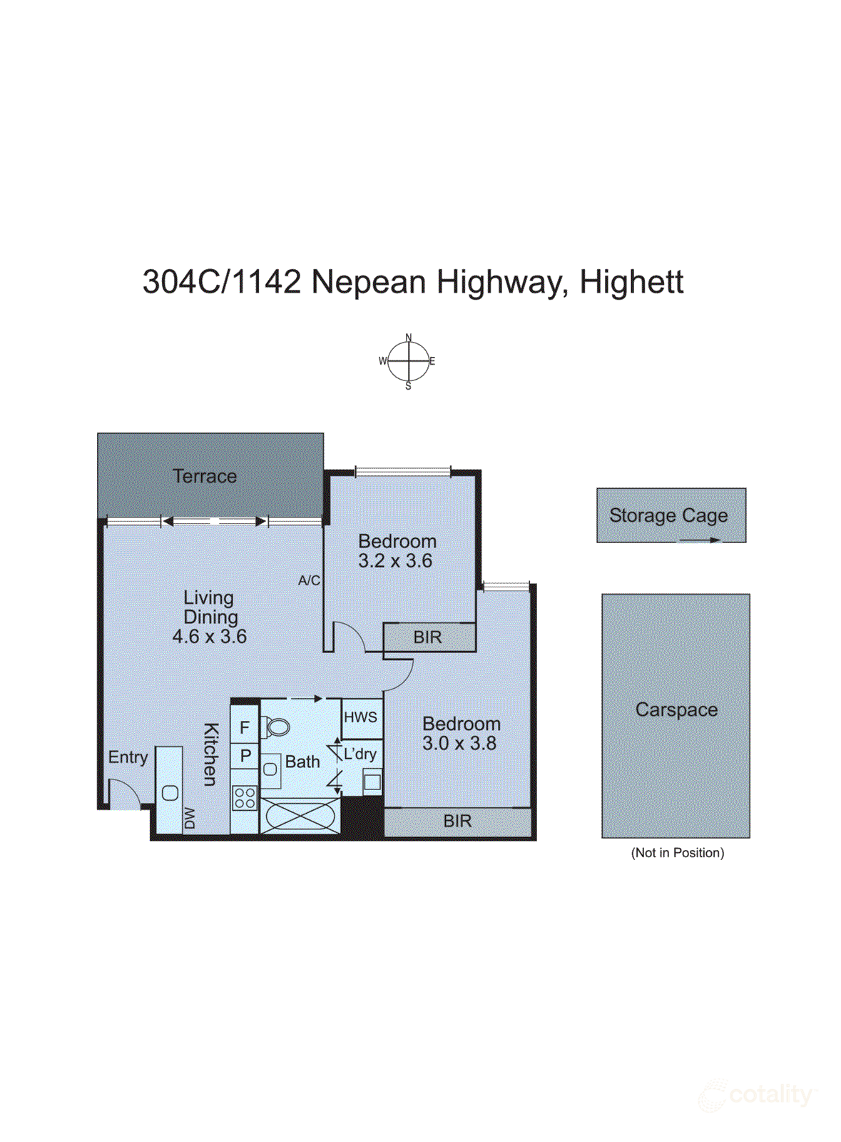 304C/1142 Nepean Highway, Highett VIC 3190 - Floorplan
