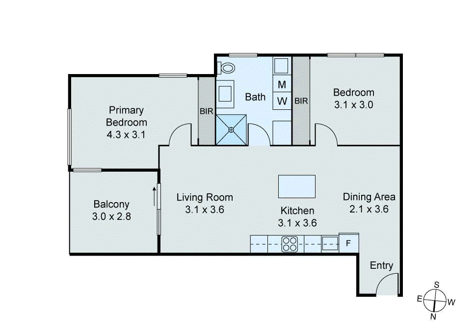 305/1088 Stud Road, Rowville VIC 3178 - Floorplan