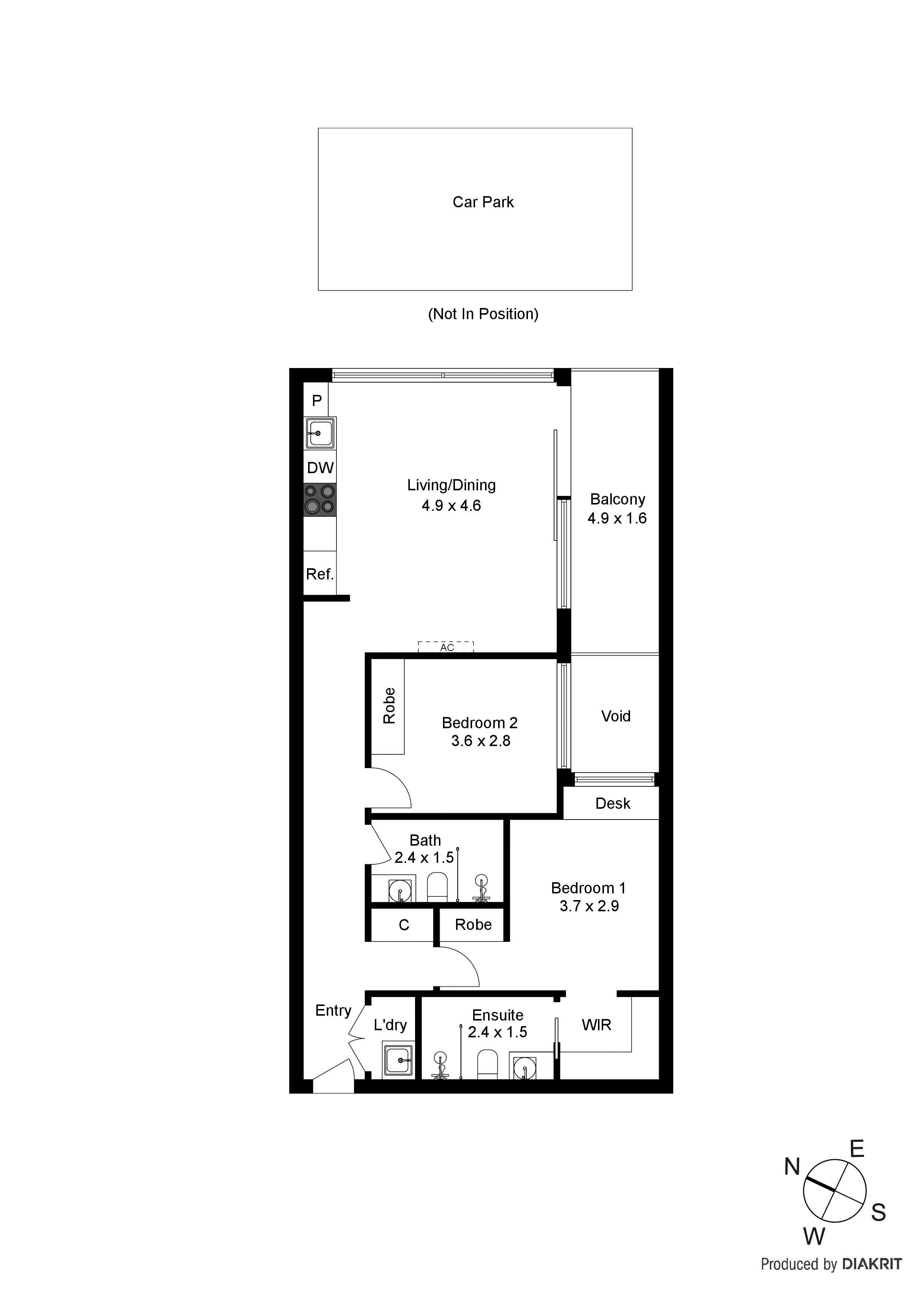 305/109 Mcleod Road, Patterson Lakes VIC 3197 - Floorplan