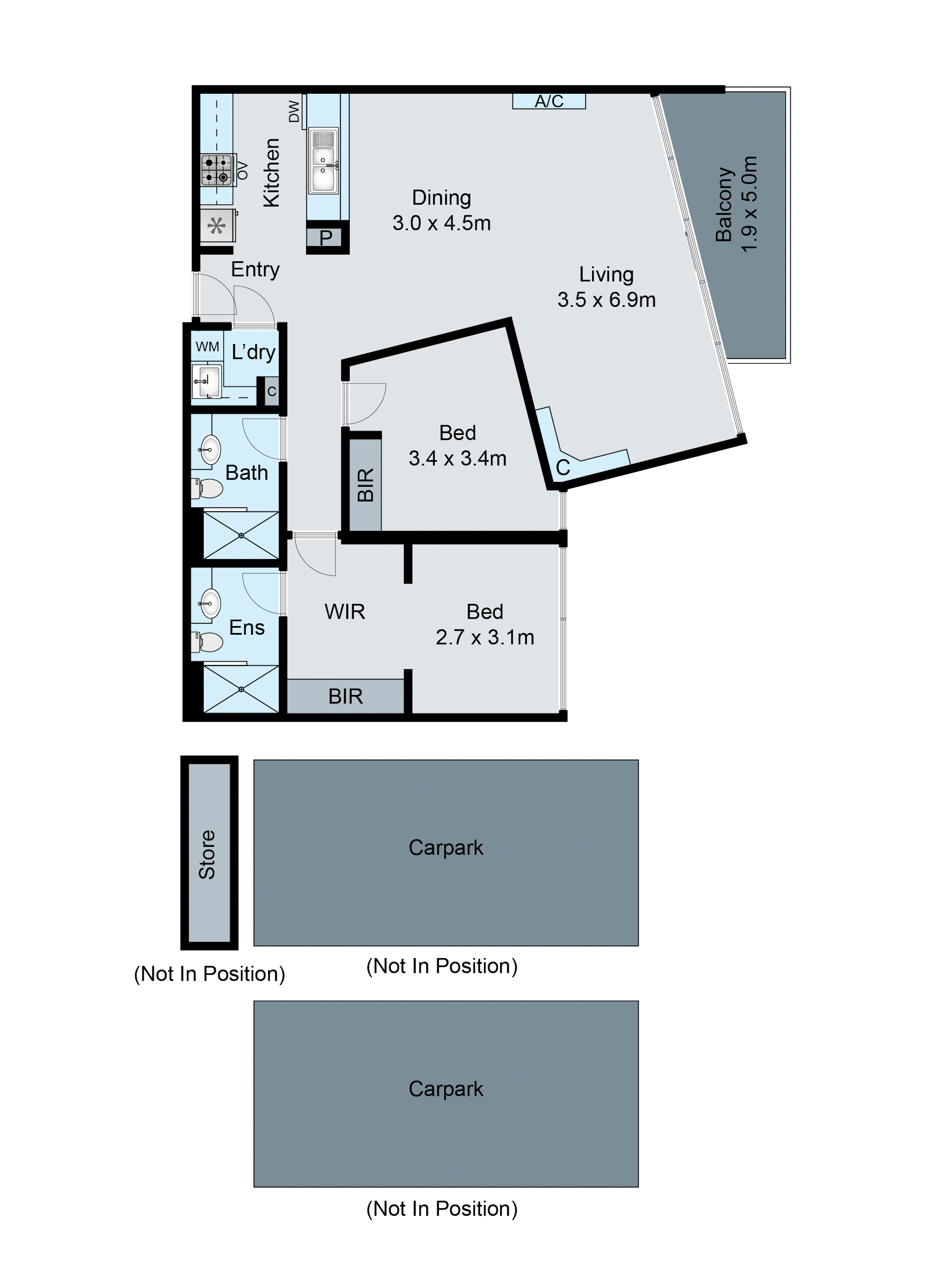 305/175 Kangaroo Road, Hughesdale VIC 3166 - Floorplan