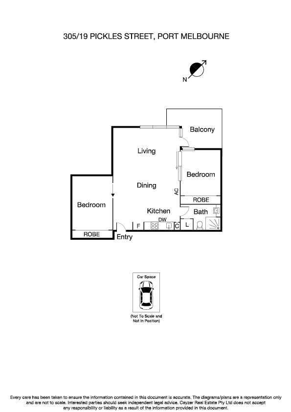 305/19 Pickles Street, PORT MELBOURNE VIC 3207 - Floorplan