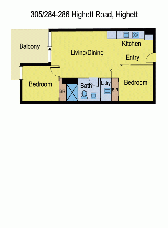 305/284-286 Highett Road, HIGHETT VIC 3190 - Floorplan
