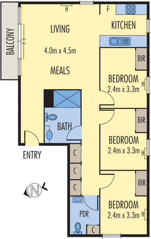 305/308 Burwood Highway, Burwood VIC 3125 - Floorplan