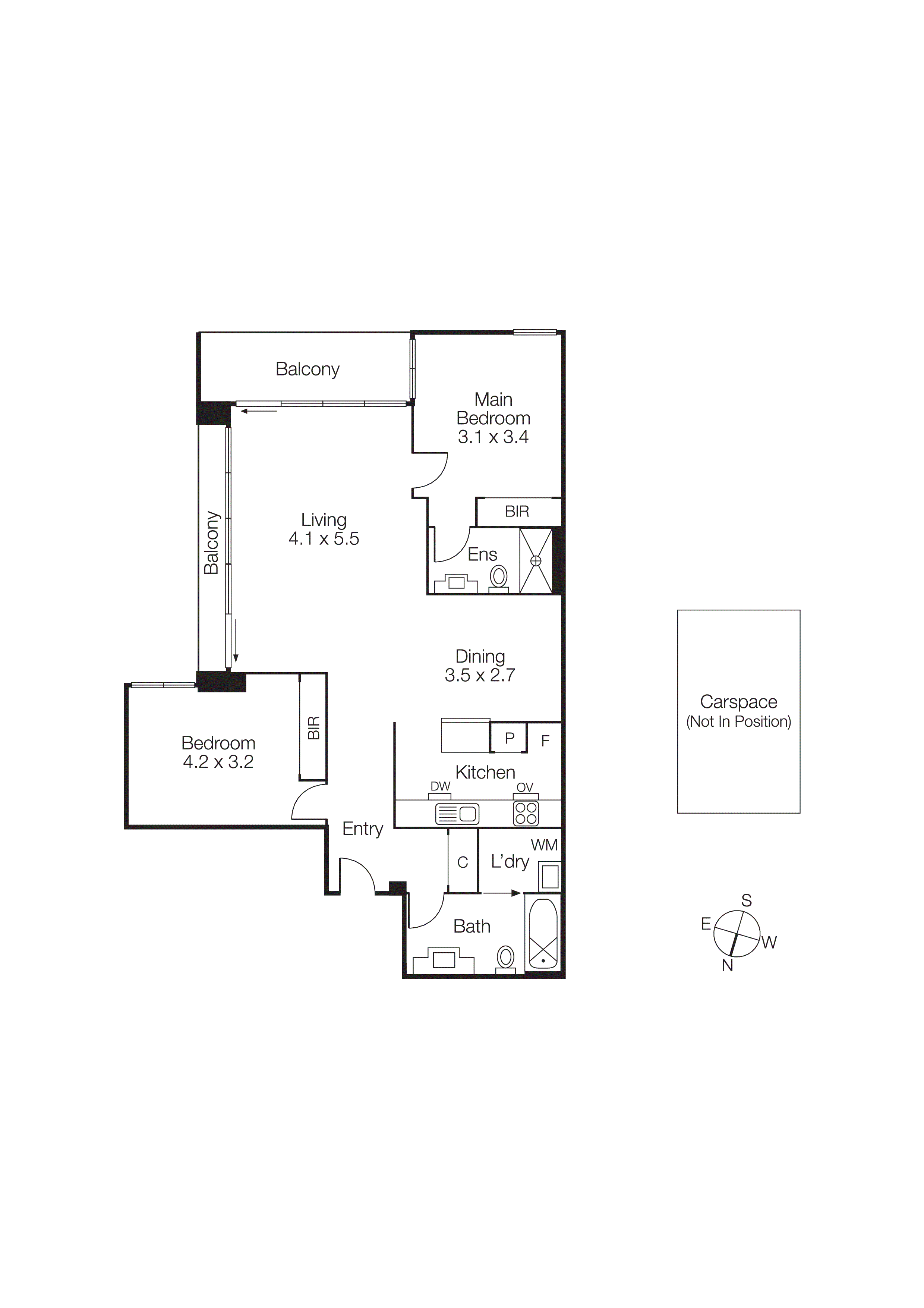 305/582 St Kilda Road, Melbourne VIC 3004 - Floorplan
