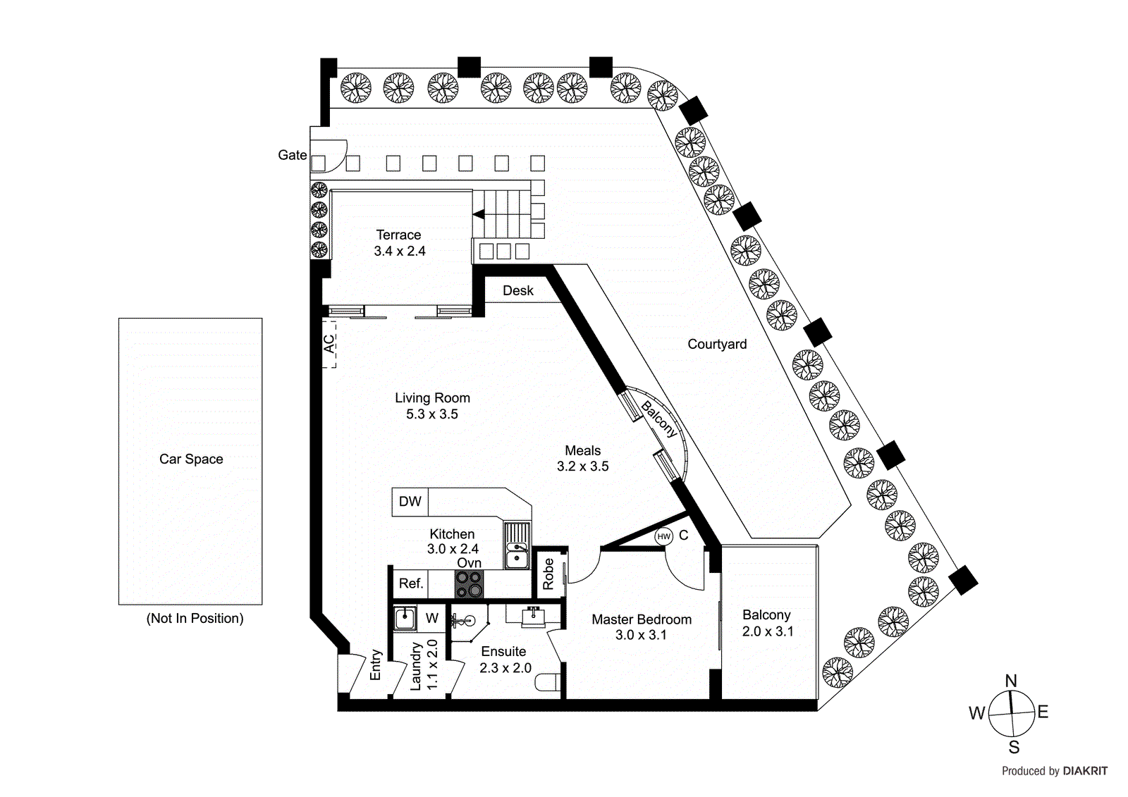 30/56 Beach Road, Hampton VIC 3188 - Floorplan