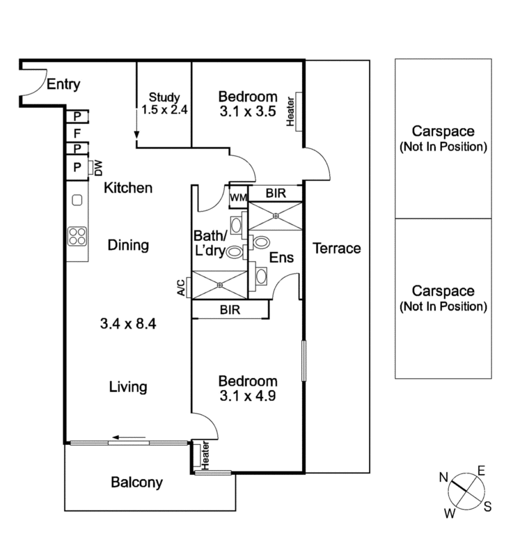 305/63 Acland Street, St Kilda VIC 3182 - Floorplan