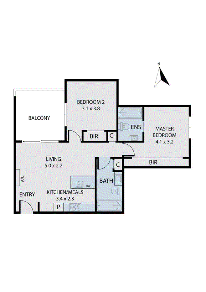 305/669 Centre Road, Bentleigh East VIC 3165 - Floorplan