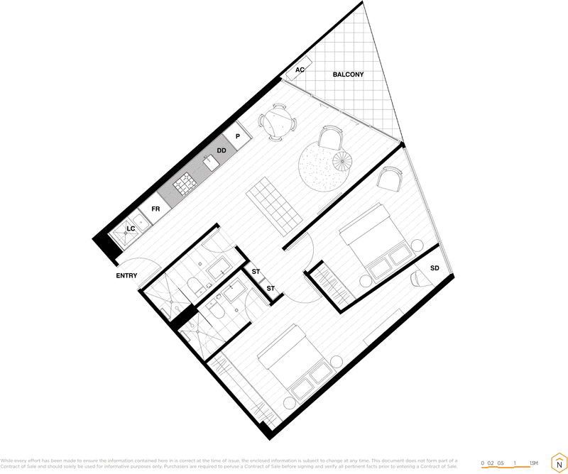 305/7 Balcombe Road, Mentone VIC 3194 - Floorplan