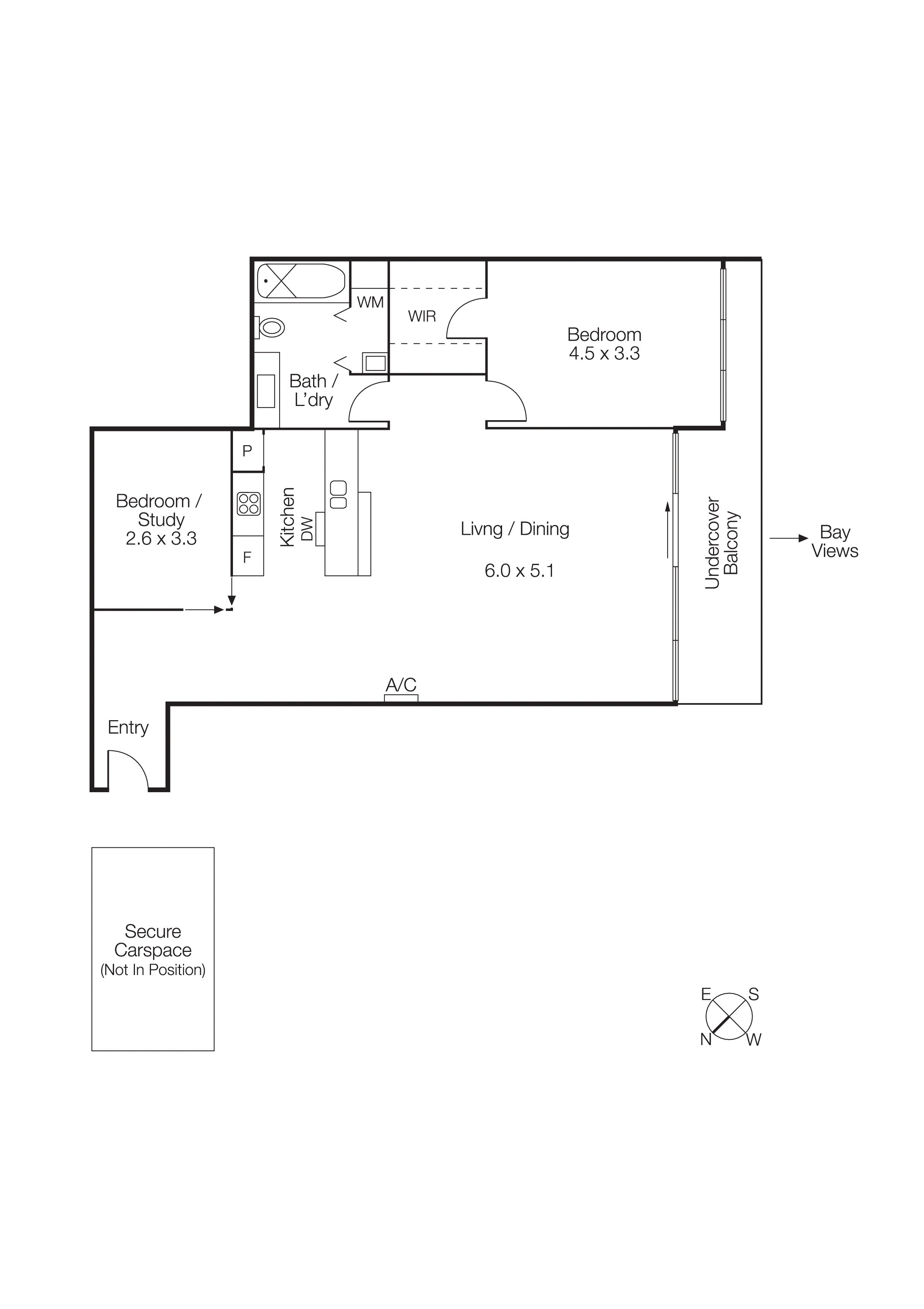 305C/142 Rouse Street, Port Melbourne VIC 3207 - Floorplan