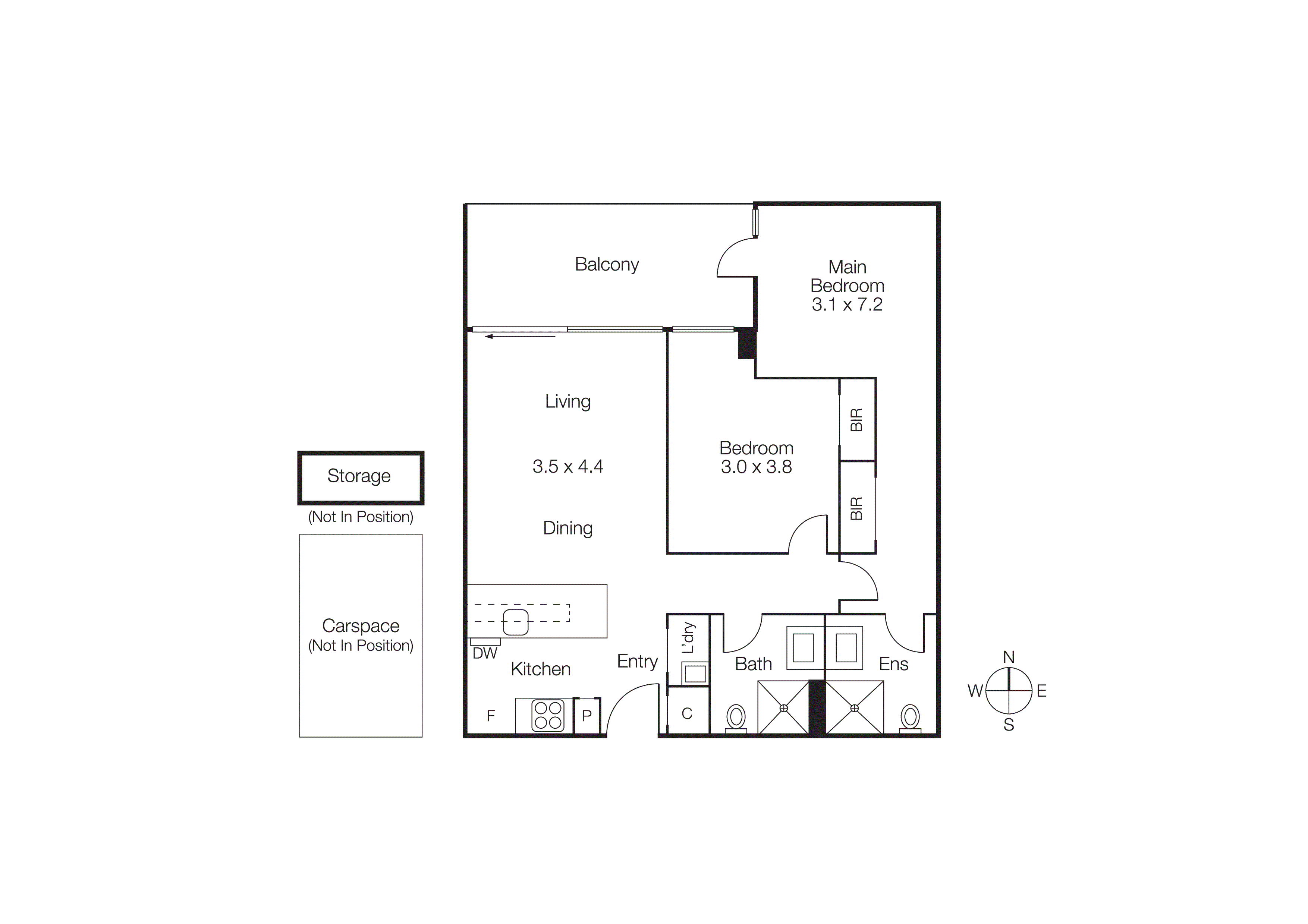 306/16 Porter Street, Prahran VIC 3181 - Floorplan