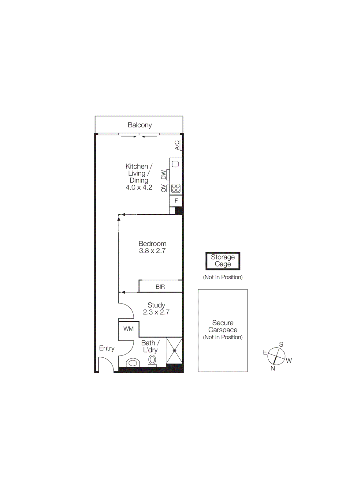 306/211 Dorcas Street, South Melbourne VIC 3205 - Floorplan