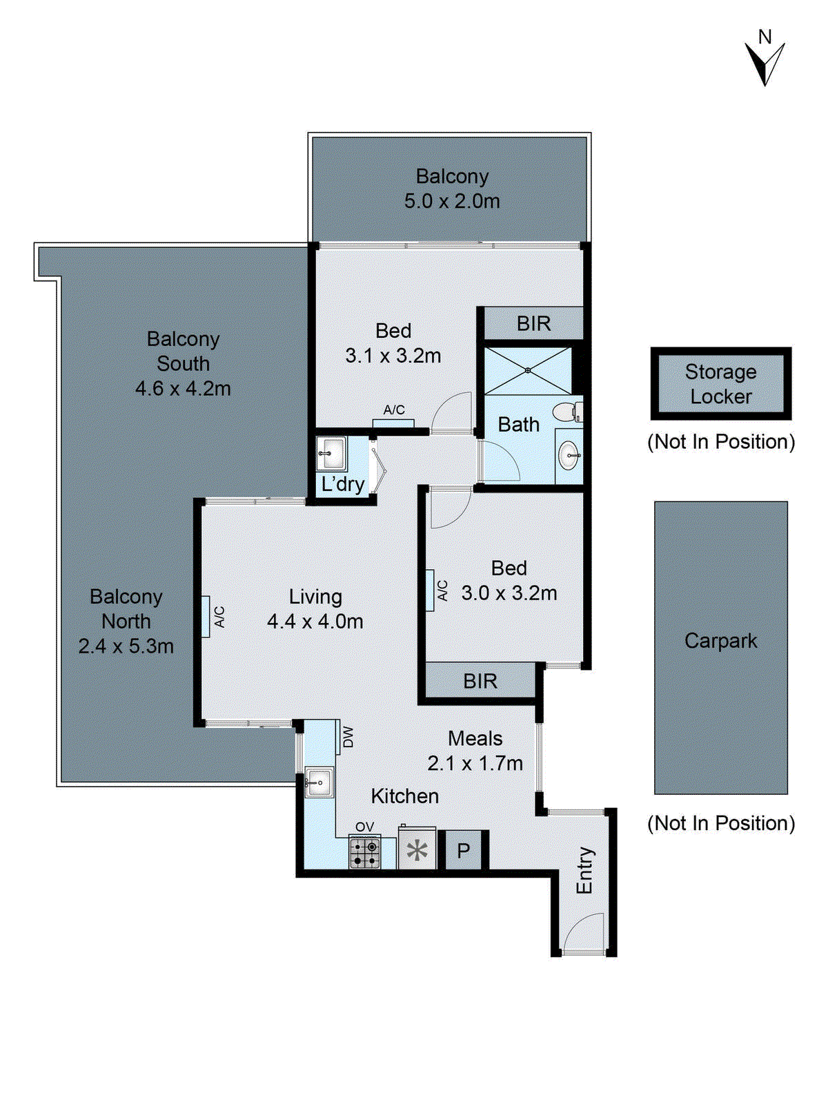 306/3 Morton Avenue, Carnegie VIC 3163 - Floorplan
