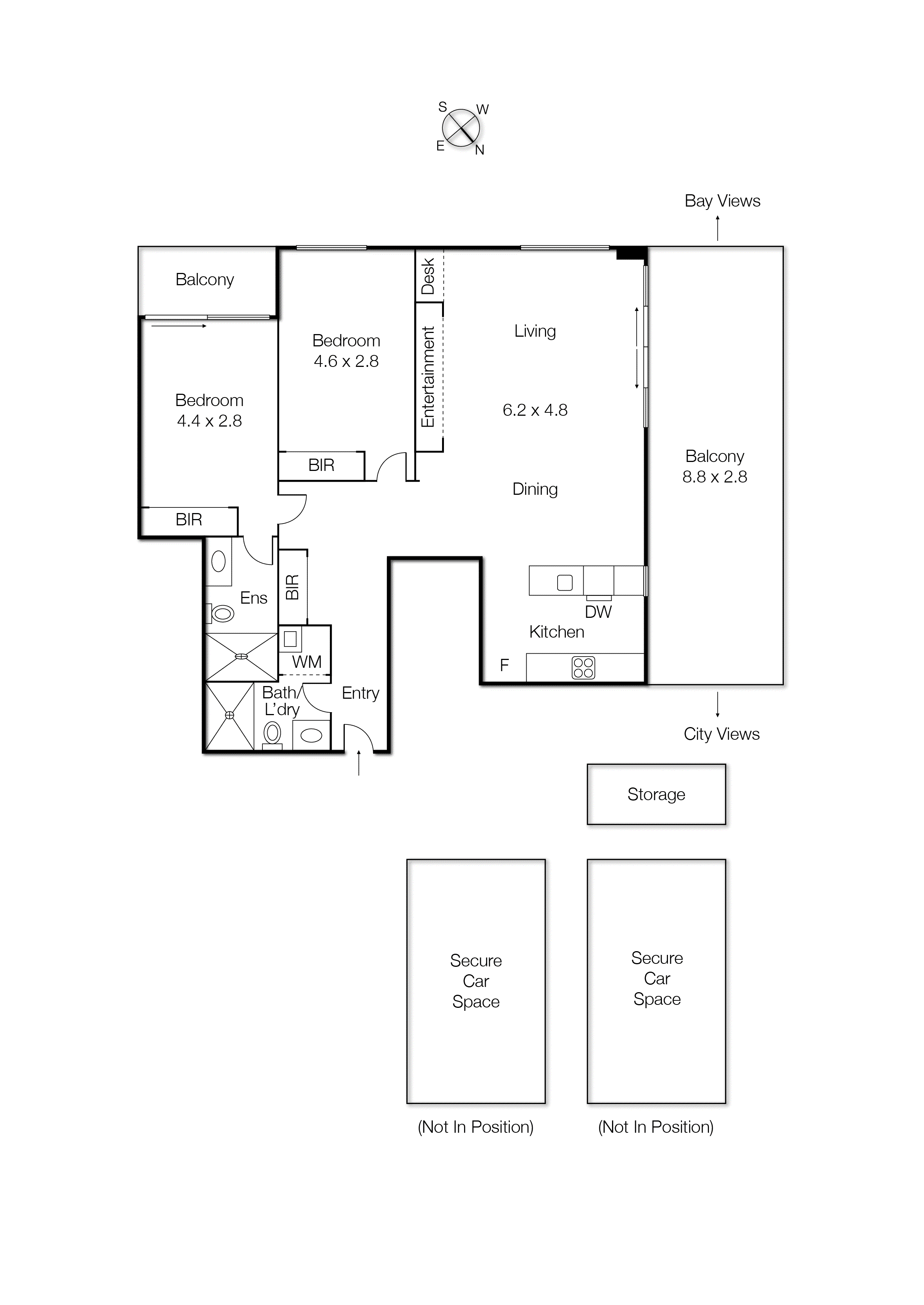 306/52 Dow Street, Port Melbourne VIC 3207 - Floorplan