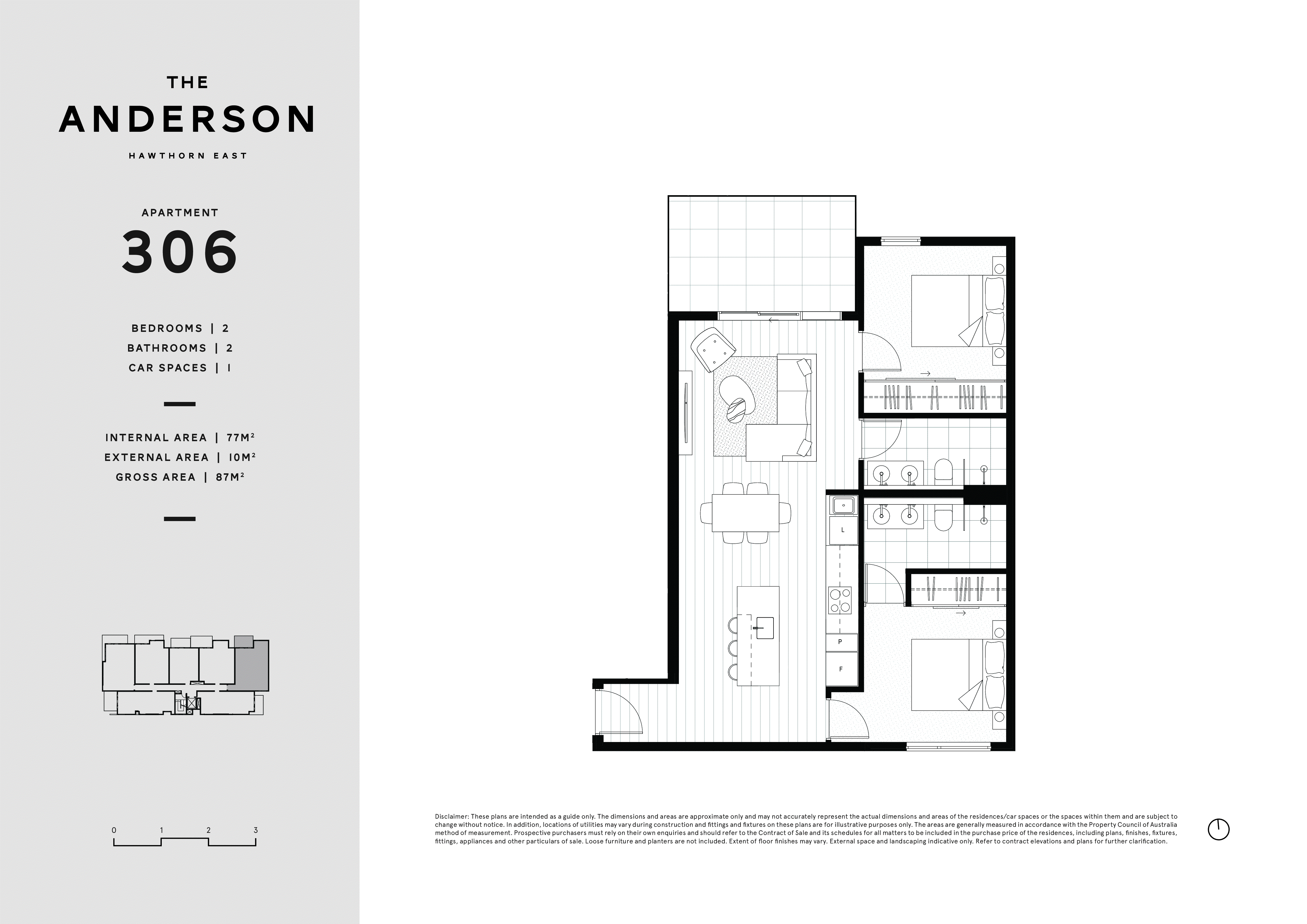 306/791-795 Toorak Road, Hawthorn East VIC 3123 - Floorplan