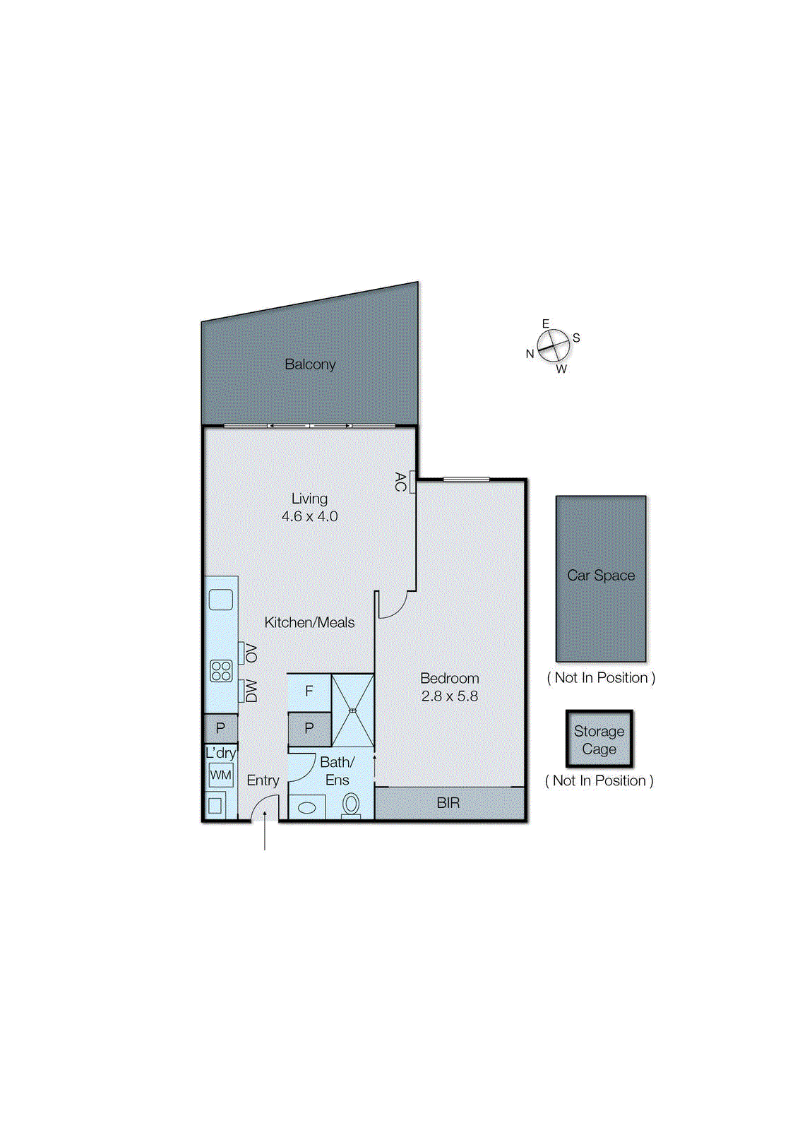 306/81 Warrigal Road, Mentone VIC 3194 - Floorplan