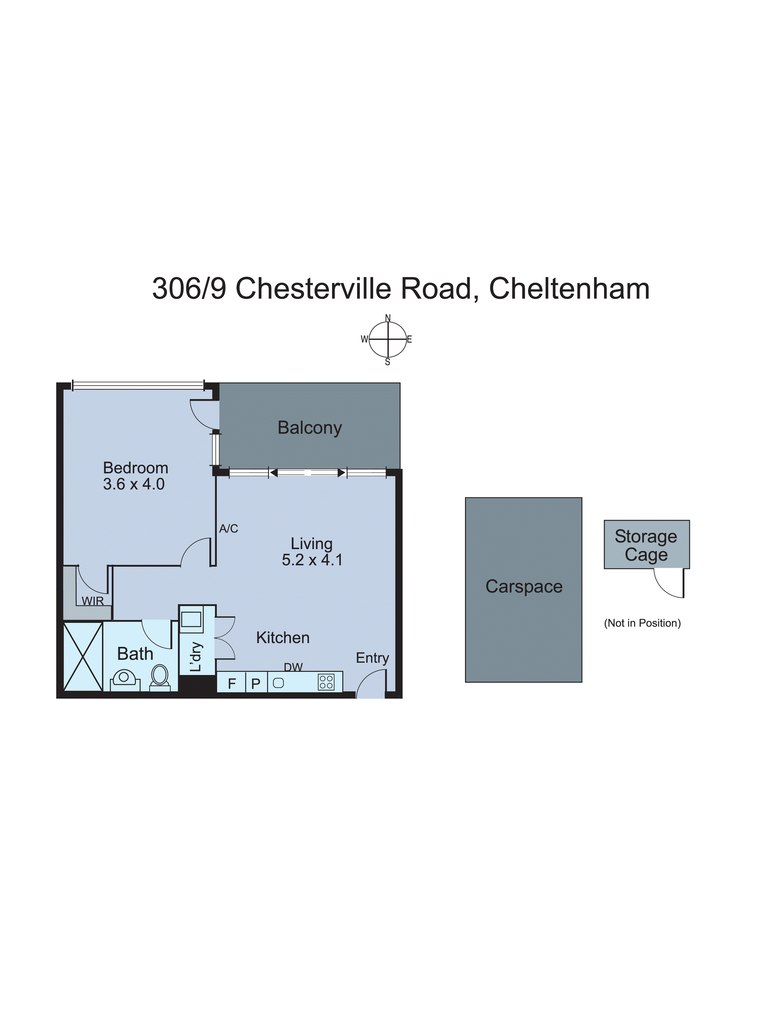 306/9 Chesterville Road, Cheltenham VIC 3192 - Floorplan