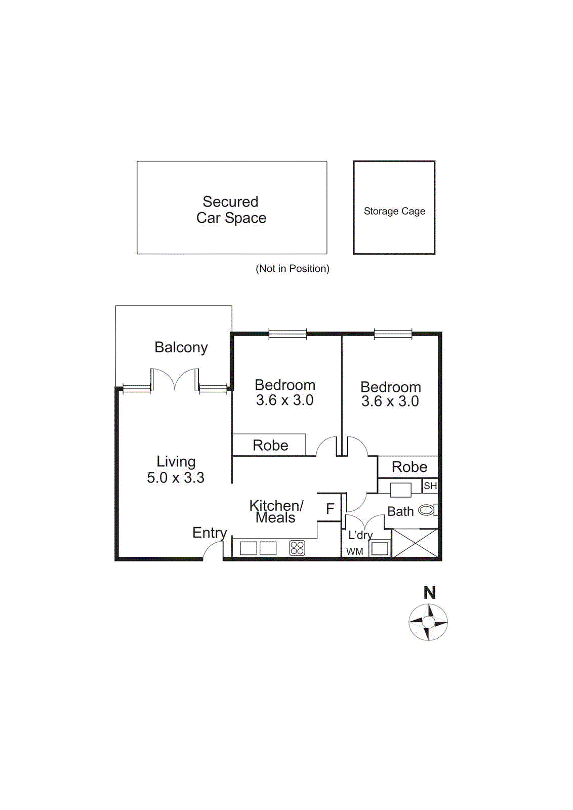 306/9 Morton Avenue, Carnegie VIC 3163 - Floorplan