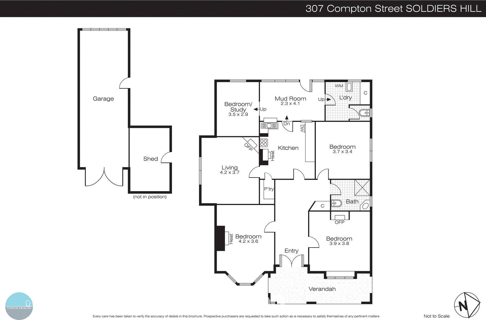 307 Crompton Street, Soldiers Hill VIC 3350 - Floorplan