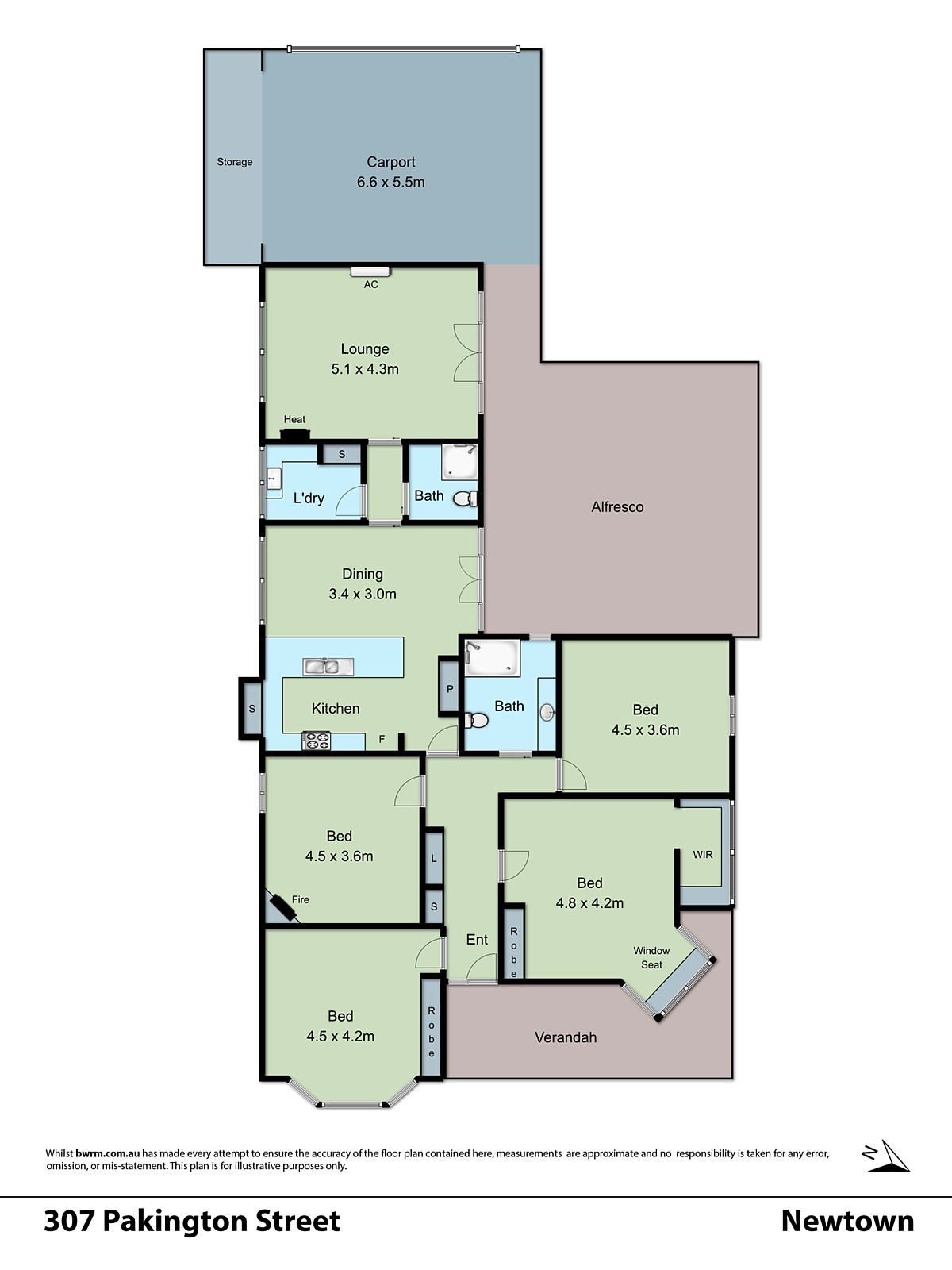 307 Pakington Street, Newtown VIC 3220 - Floorplan