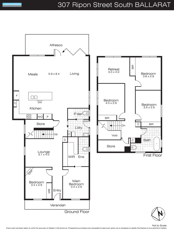 307 Ripon Street South, Ballarat VIC 3350 - Floorplan