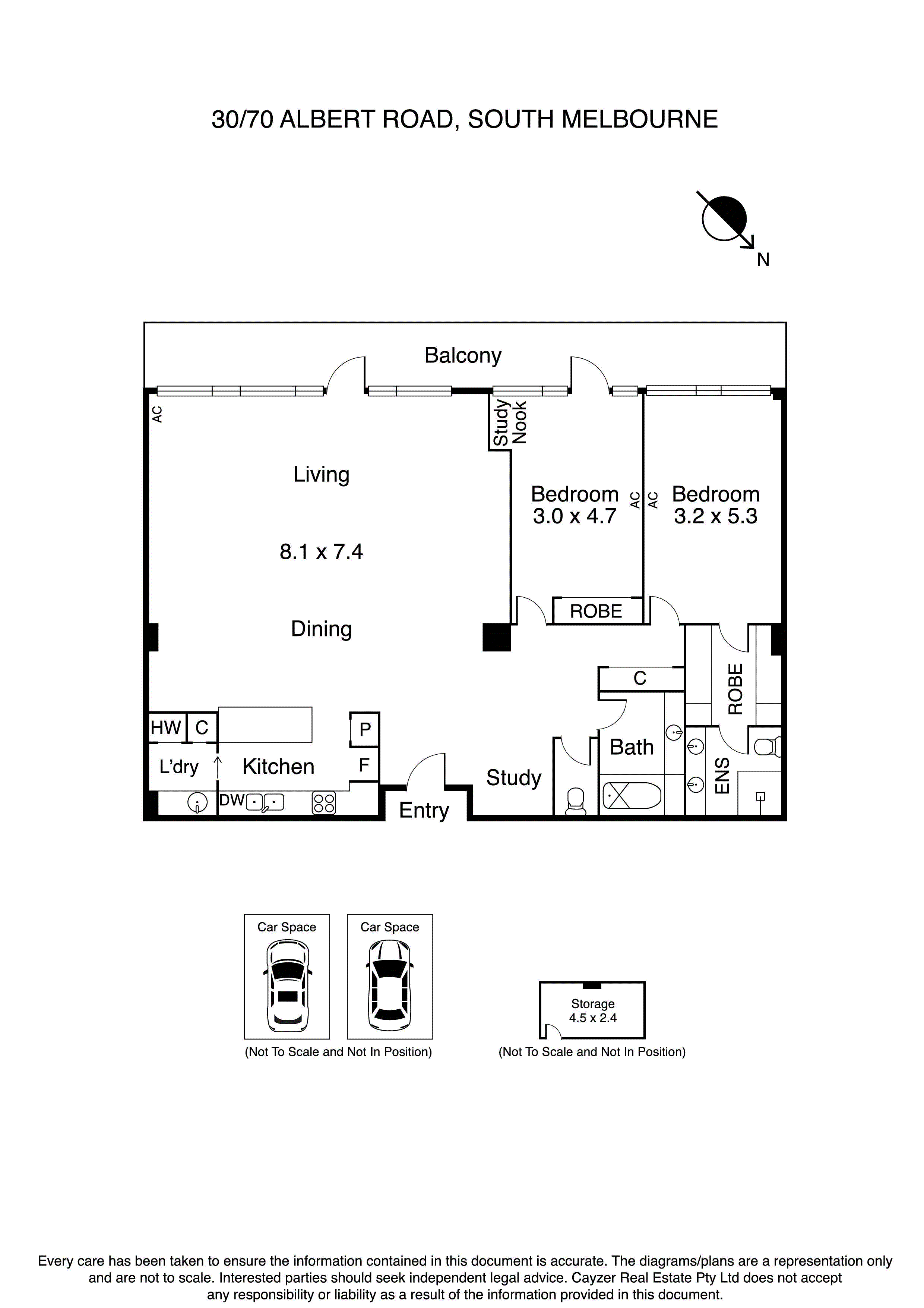 30/70 Albert Road, SOUTH MELBOURNE VIC 3205 - Floorplan