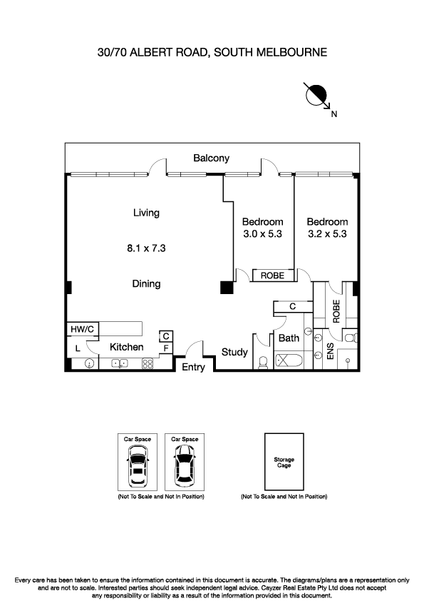 30/70 Albert Road, SOUTH MELBOURNE VIC 3205 - Floorplan