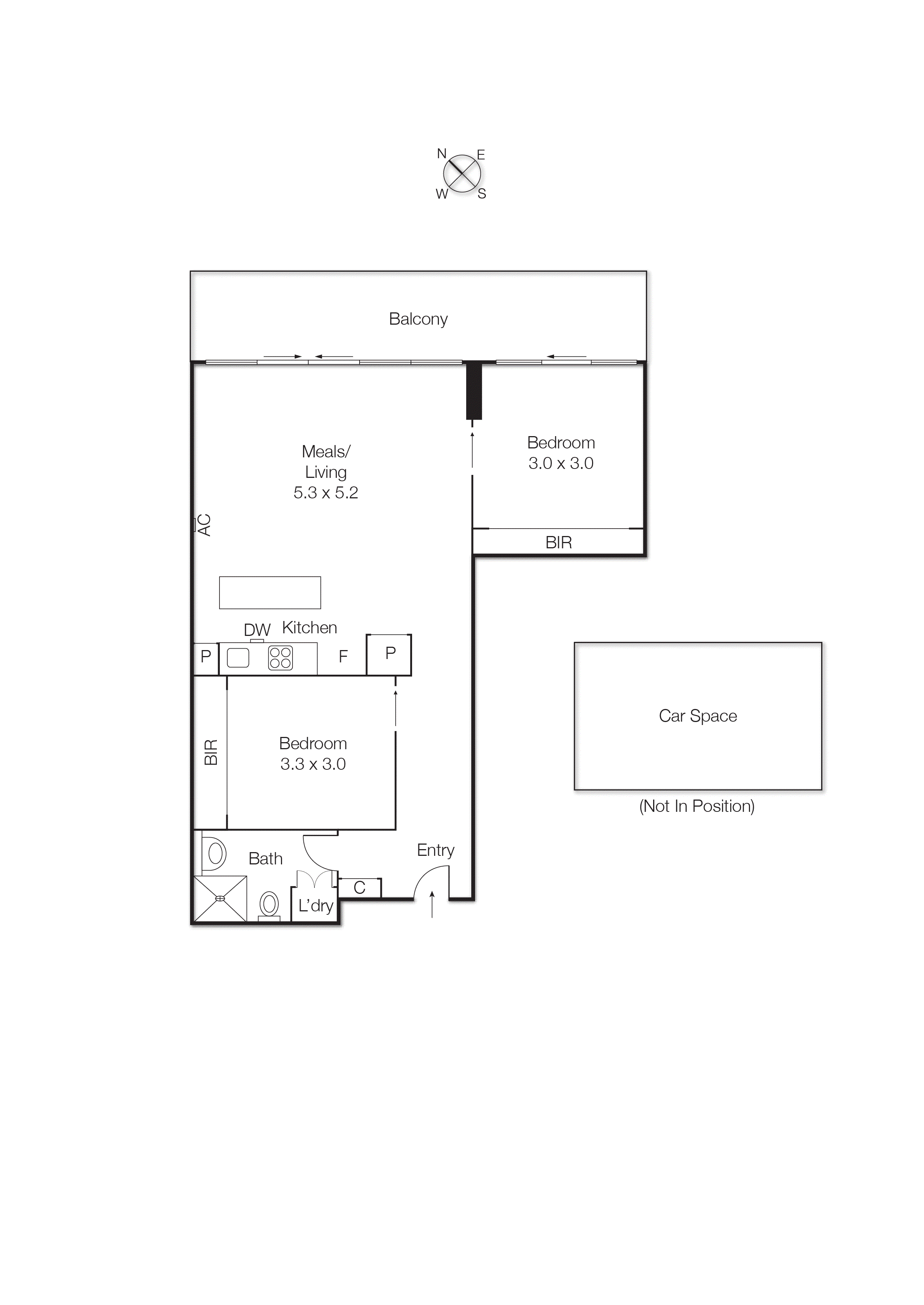 307/1 Danks Street West, Port Melbourne VIC 3207 - Floorplan