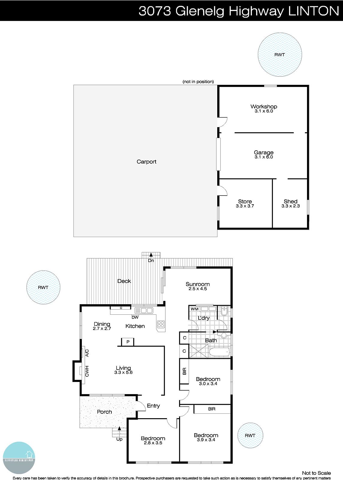 3073 Glenelg Highway, Linton VIC 3360 - Floorplan