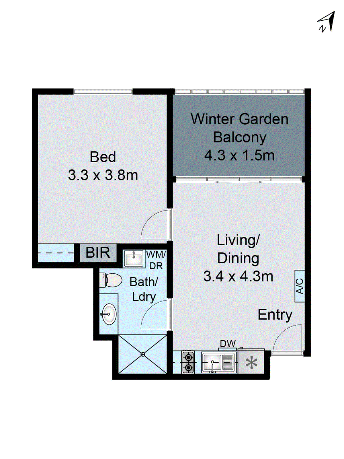 307/6-8 Bellerine Street, Geelong VIC 3220 - Floorplan