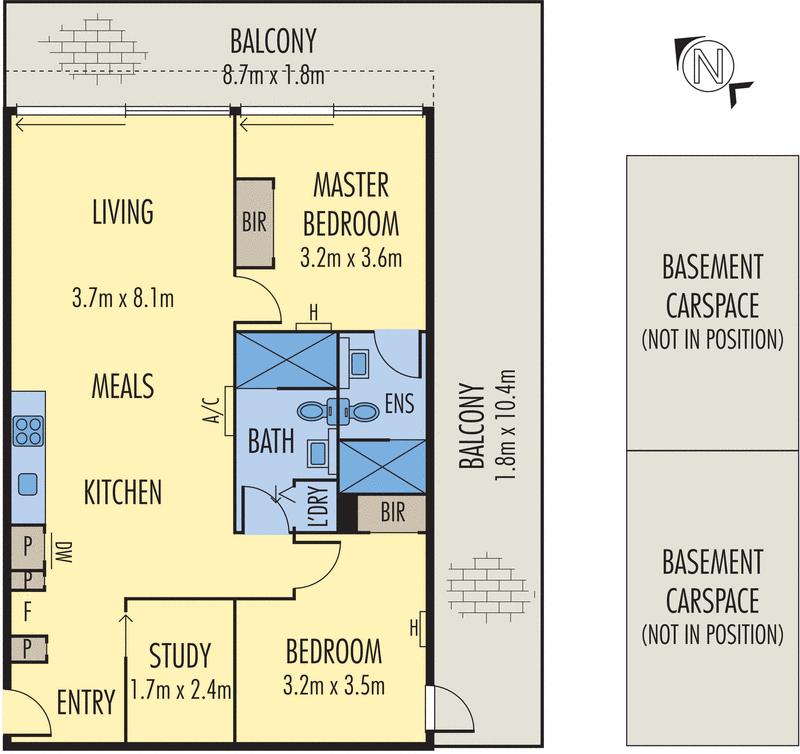 307/63 Acland Street, St Kilda VIC 3182 - Floorplan