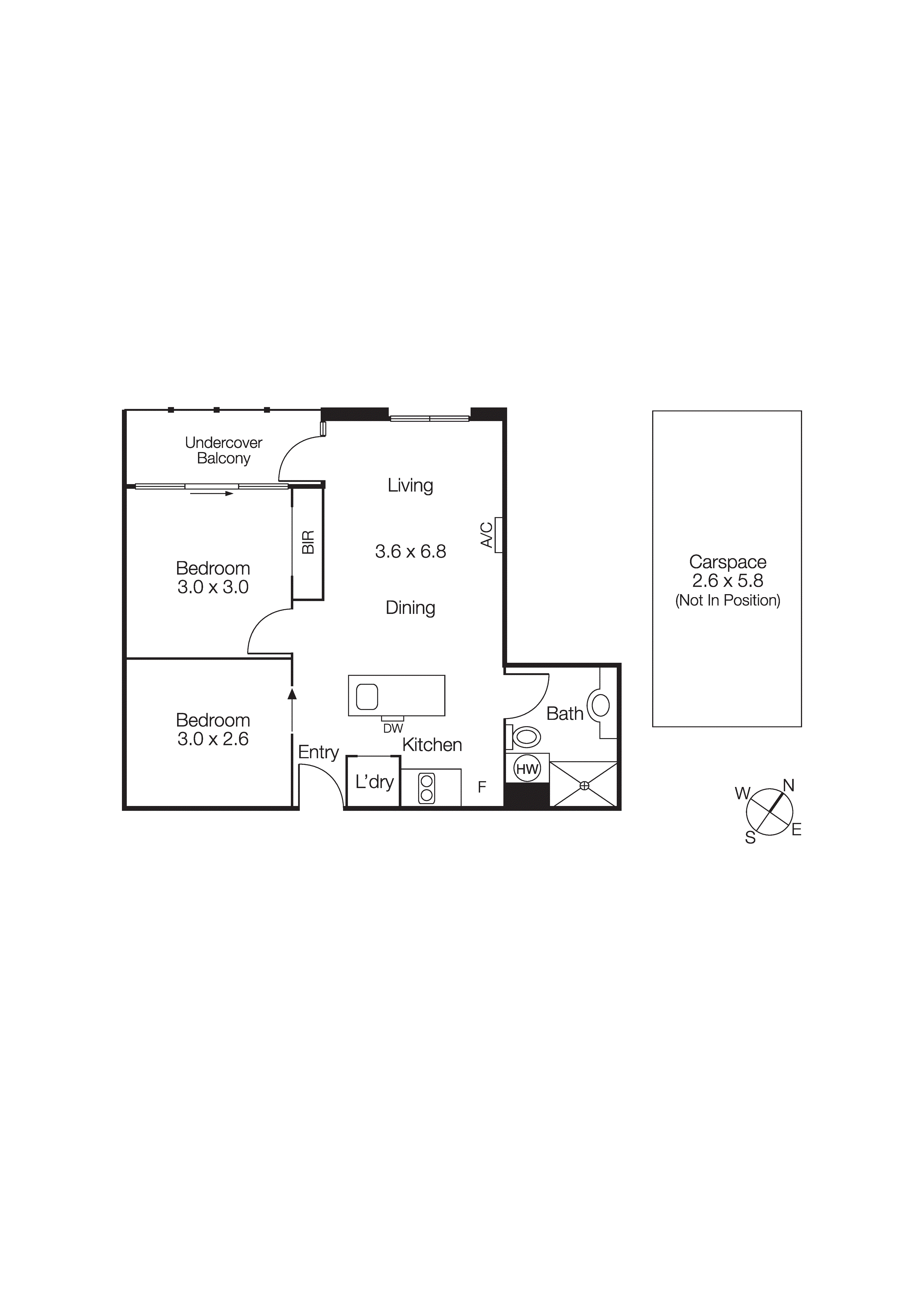 307/7 Brighton Road, St Kilda VIC 3182 - Floorplan