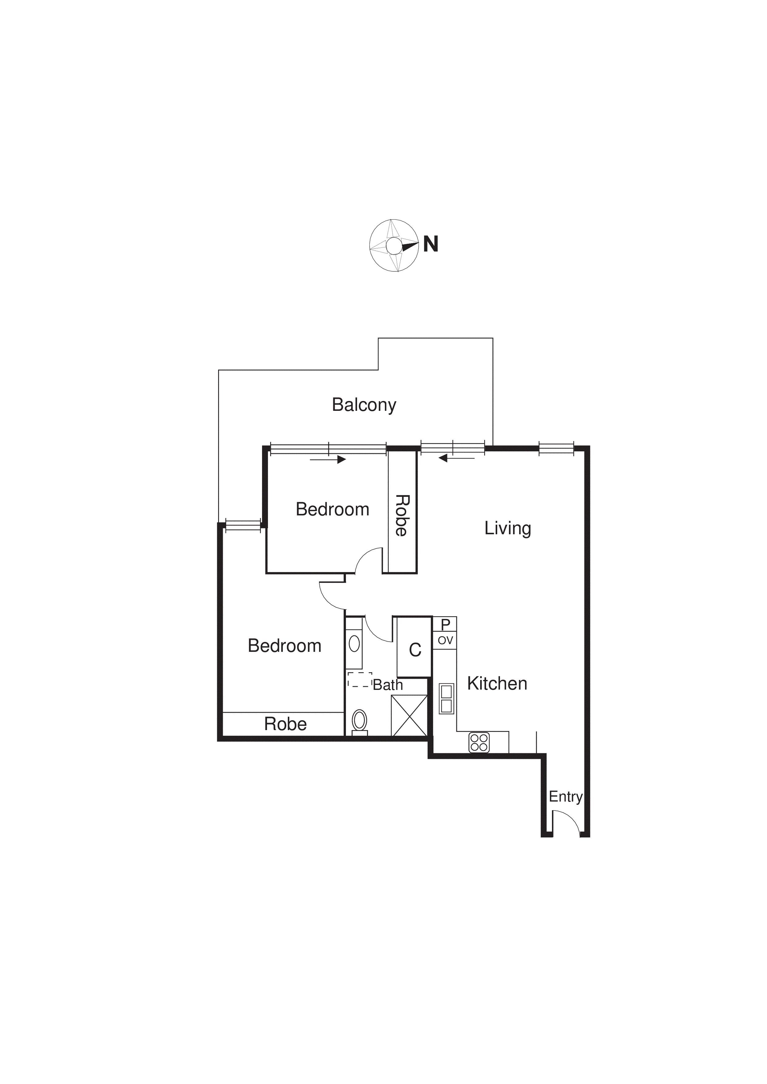 307/79 Mitchell Street, Bentleigh VIC 3204 - Floorplan