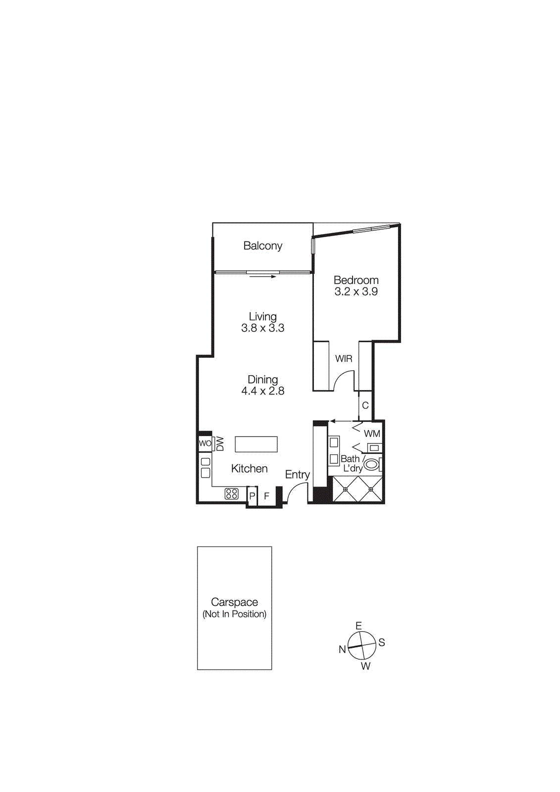 307/800 Chapel Street, South Yarra VIC 3141 - Floorplan