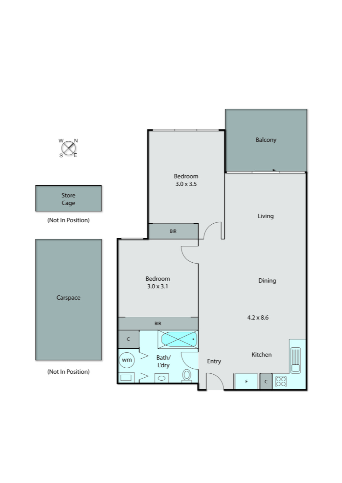 307b/1142 Nepean Highway, Highett VIC 3190 - Floorplan