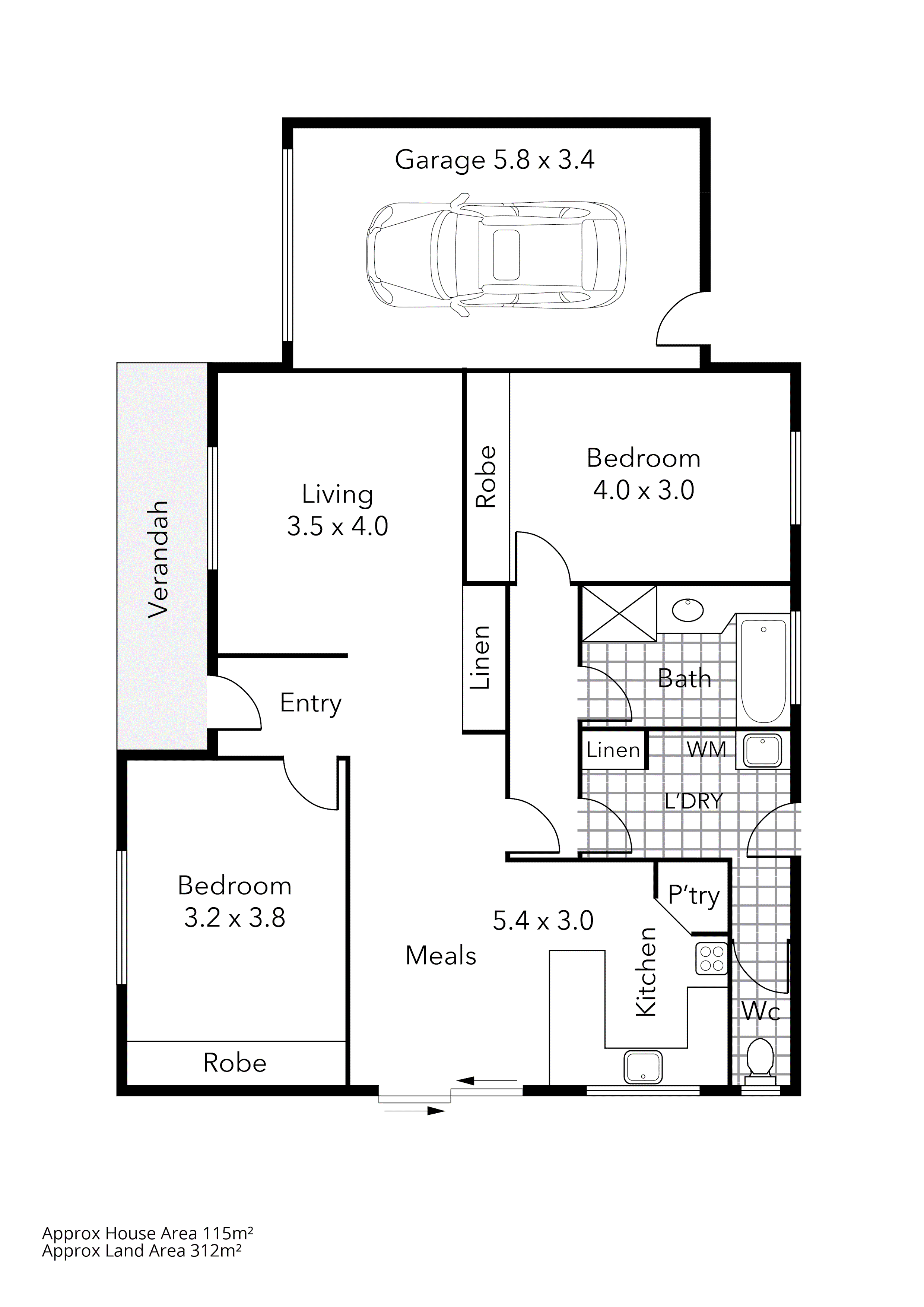 308 Forest Street, Wendouree VIC 3355 - Floorplan