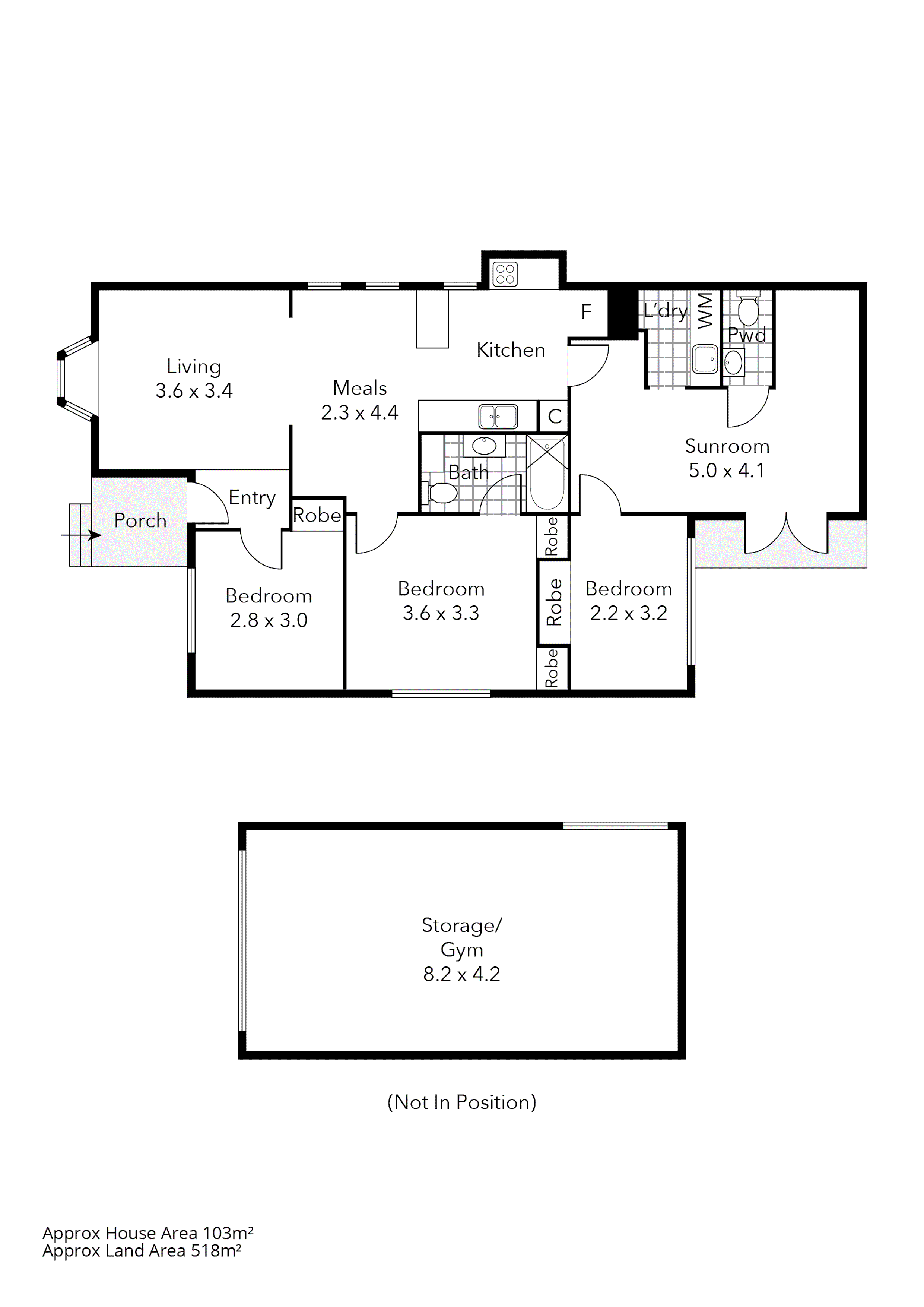 309 Chisholm Street, Black Hill VIC 3350 - Floorplan