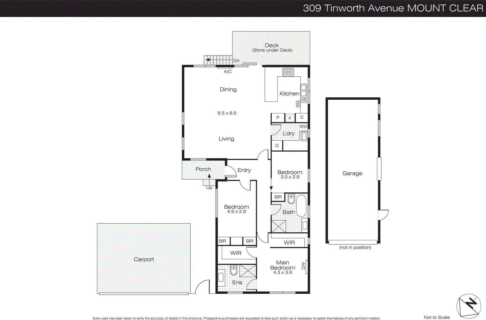 309 Tinworth Avenue, Mount Clear VIC 3350 - Floorplan