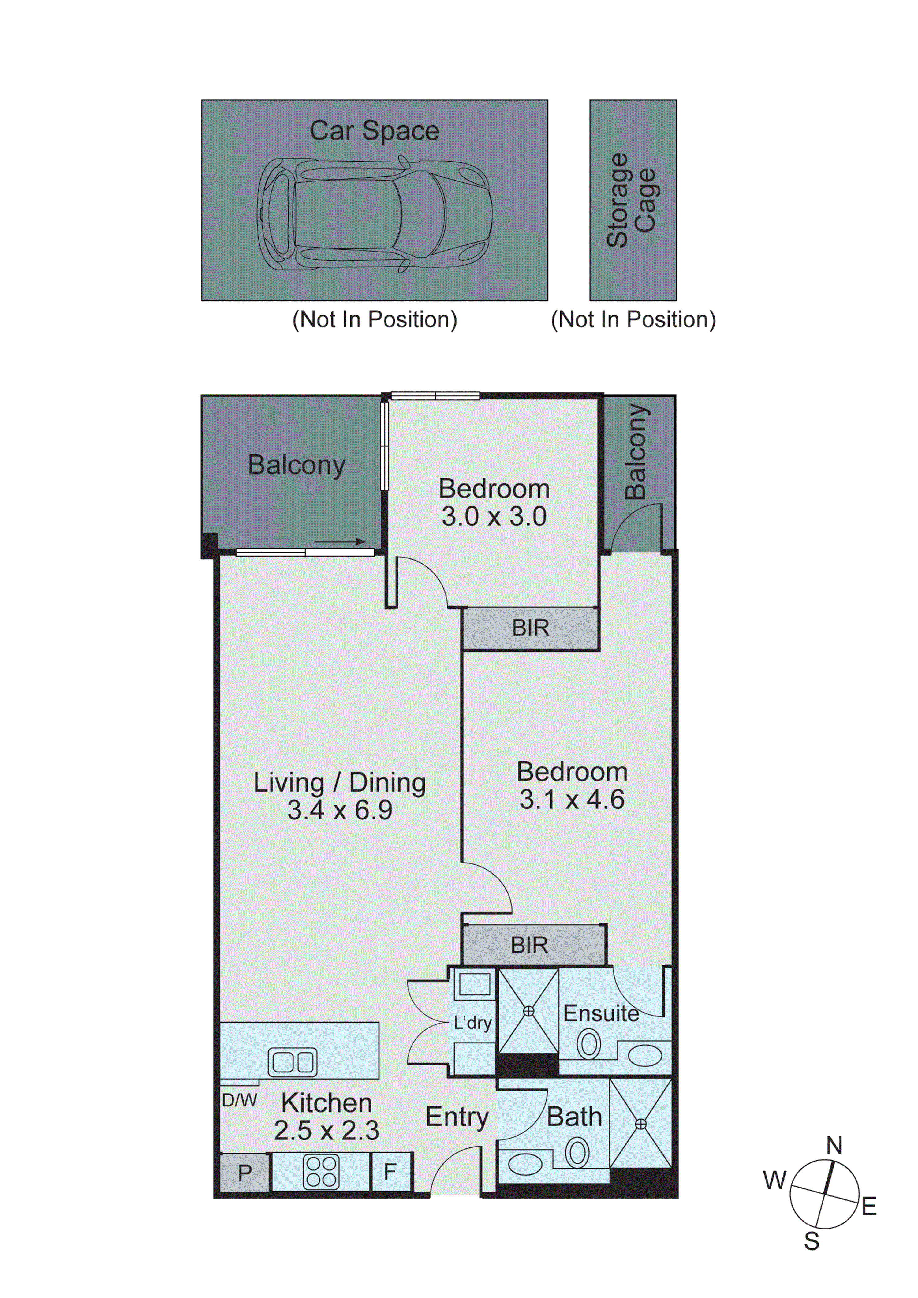 309/1 Drill Street, Hawthorn VIC 3122 - Floorplan