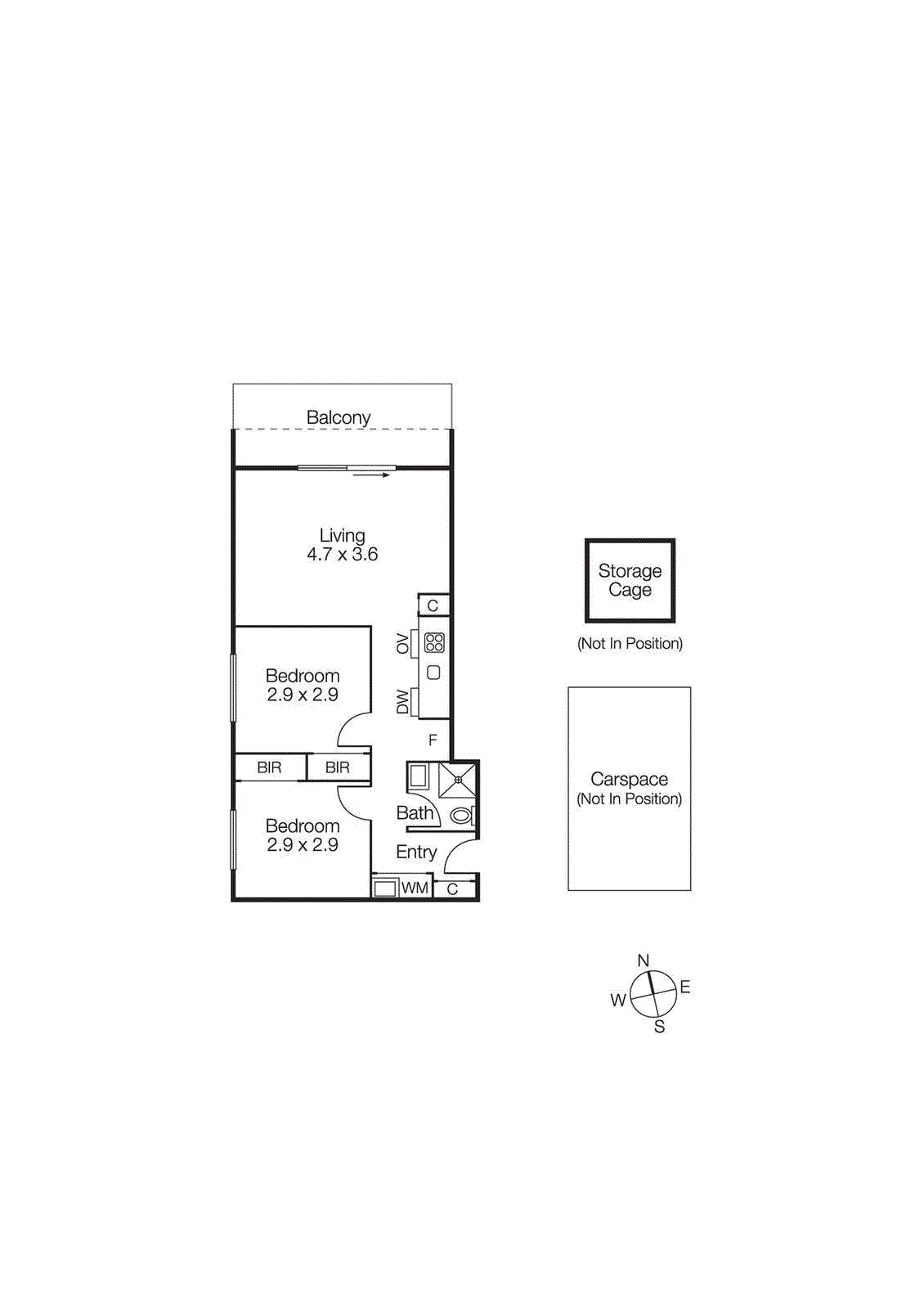 3/1 Berwick Street, Brighton VIC 3186 - Floorplan