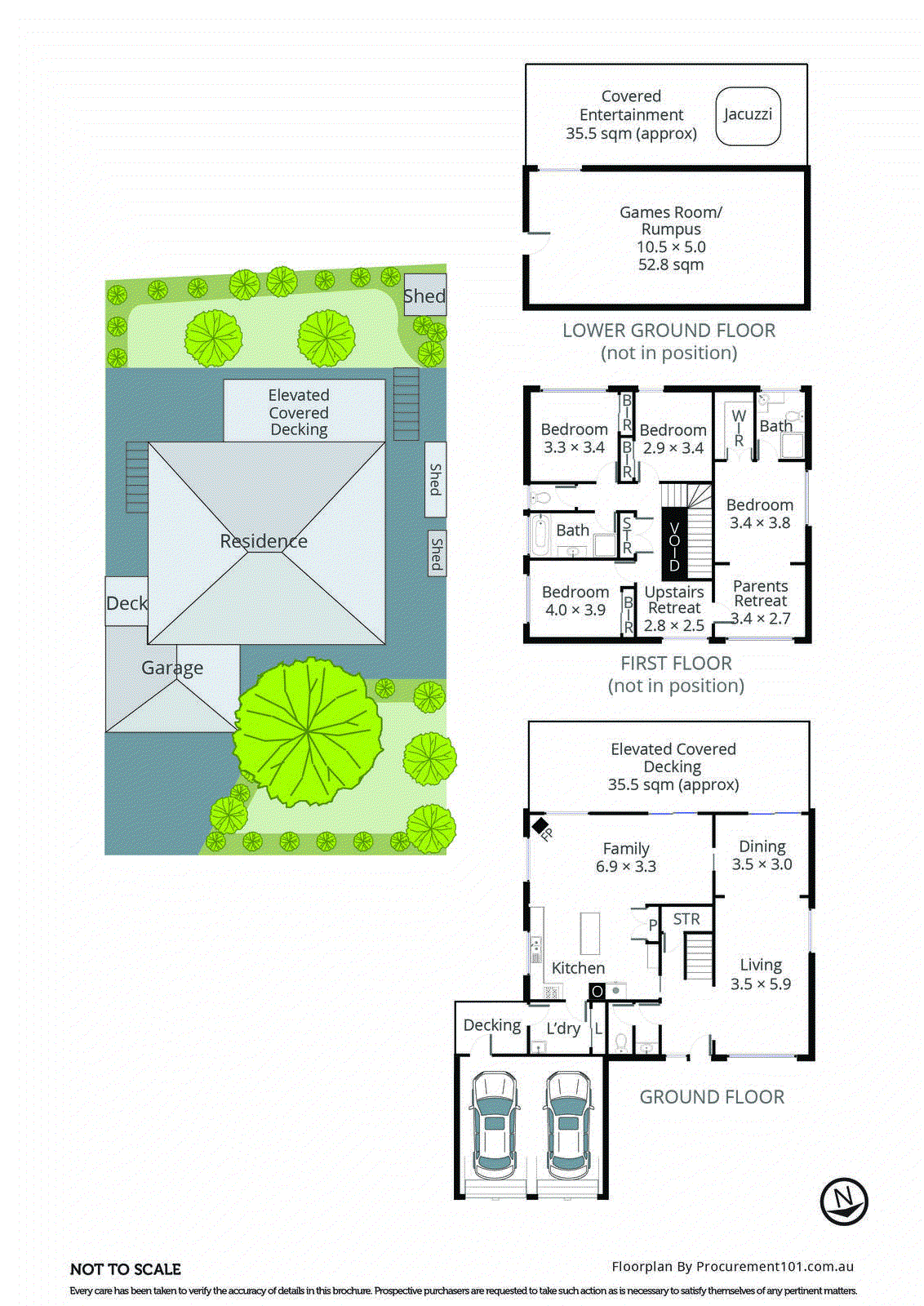 31 Burchall Grove, Dandenong North VIC 3175 - Floorplan