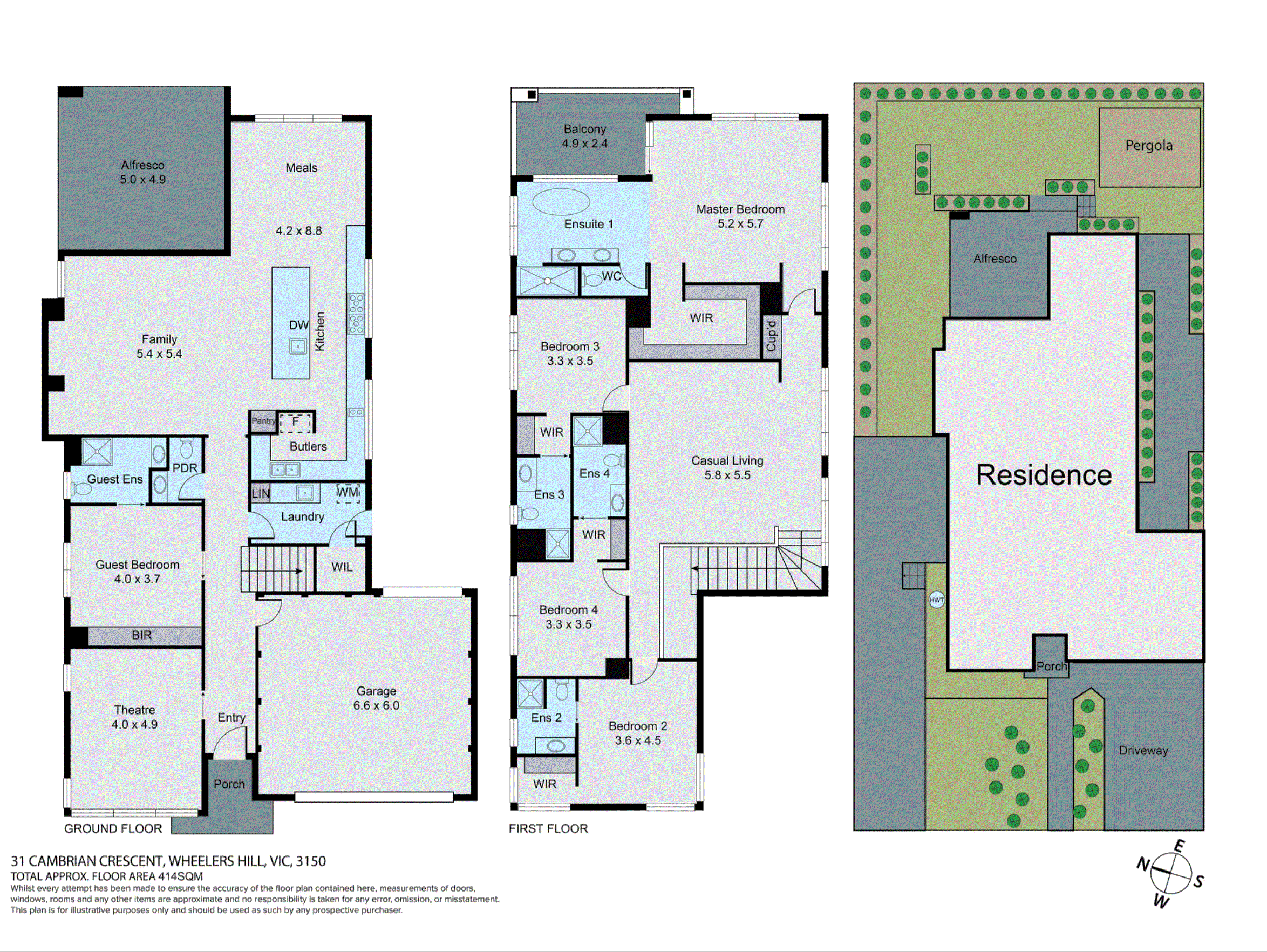 31 Cambrian Crescent, Wheelers Hill VIC 3150 - Floorplan