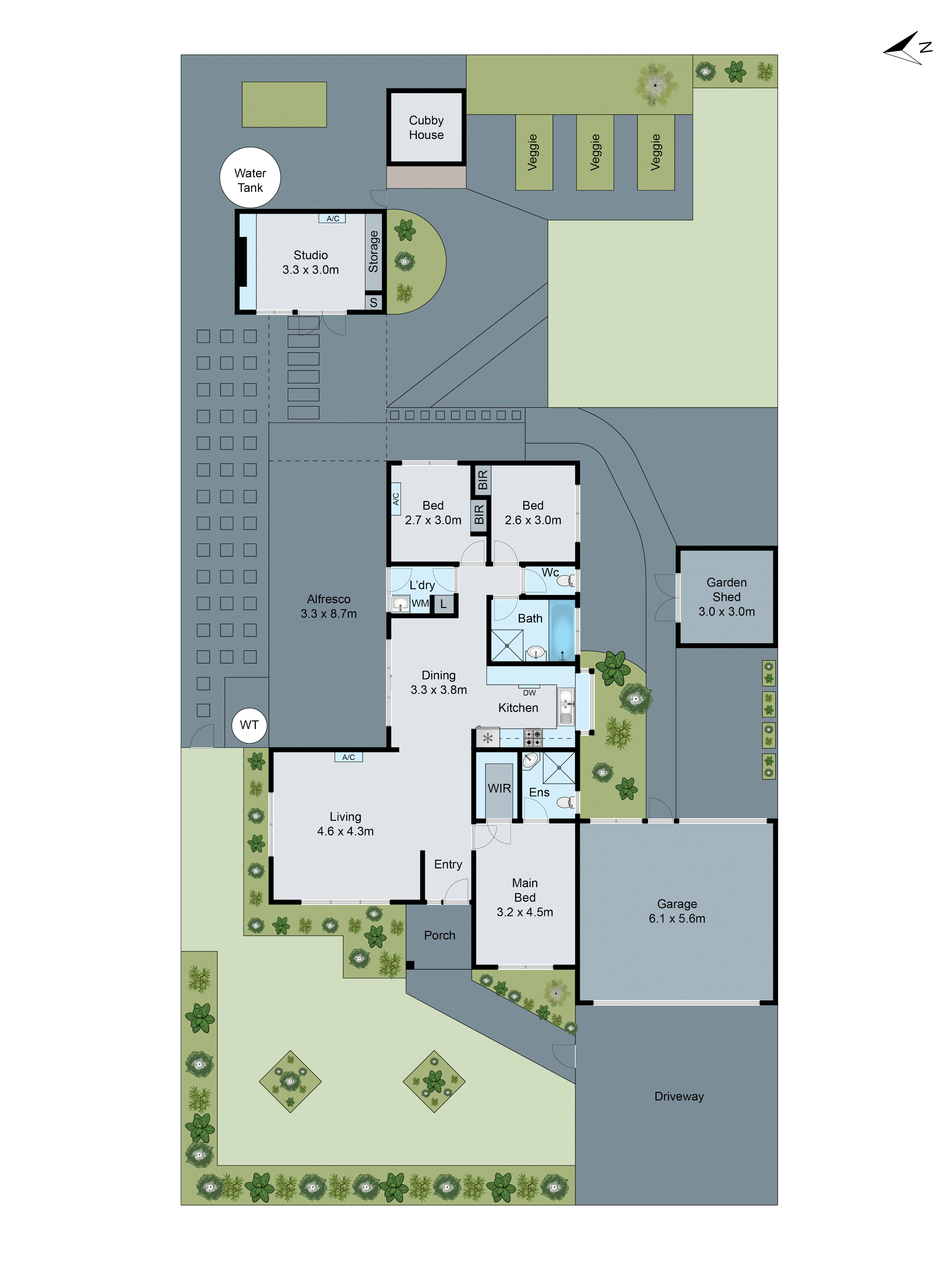 31 Carbine Drive, St Albans Park VIC 3219 - Floorplan