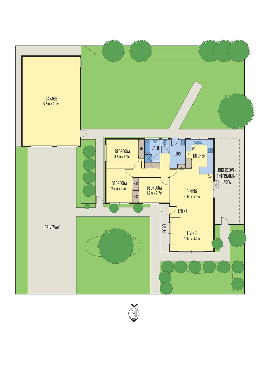 31 Chandos Court, St Albans Park VIC 3219 - Floorplan