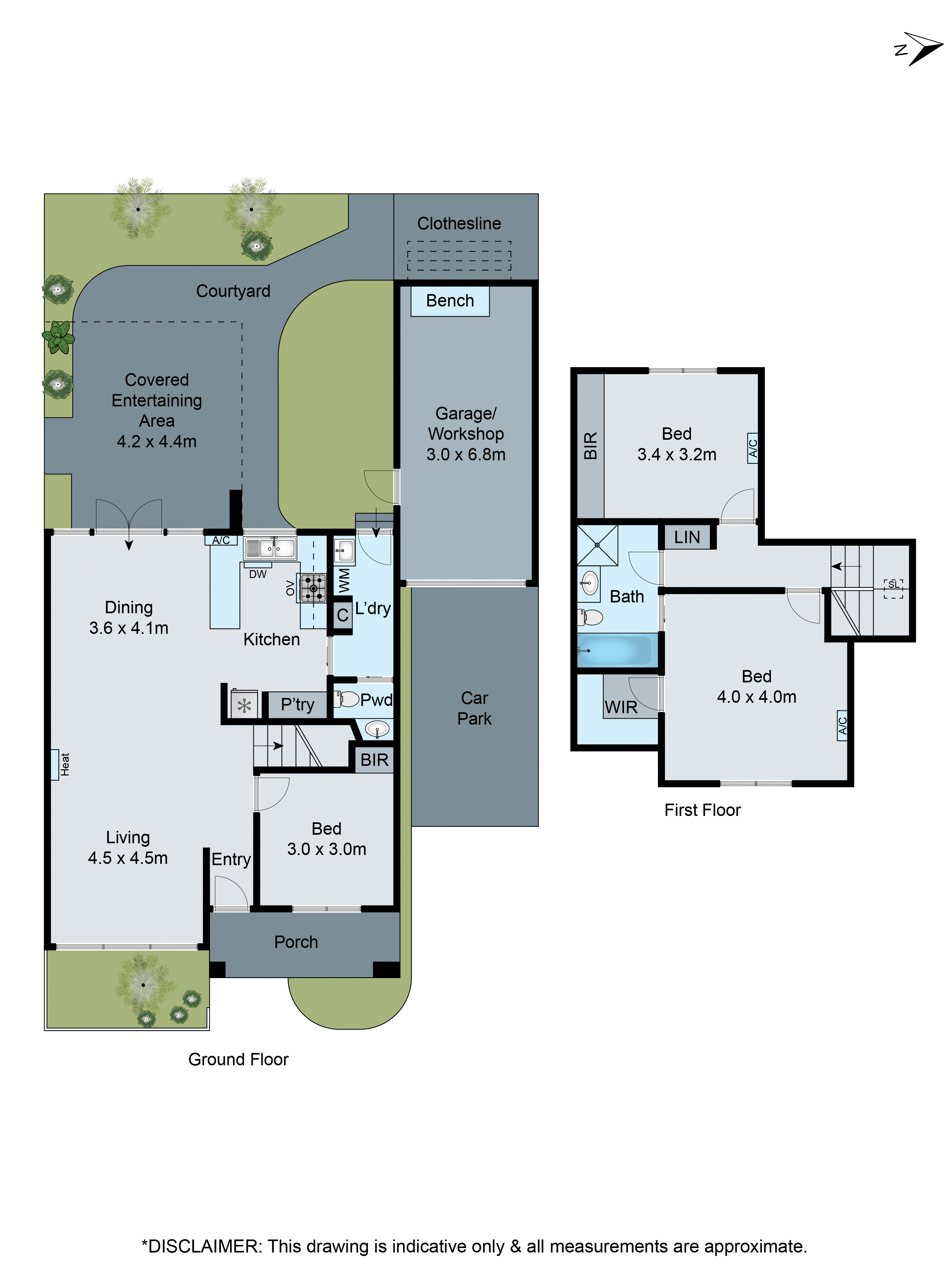 3/1 Churchill Avenue, Chadstone VIC 3148 - Floorplan