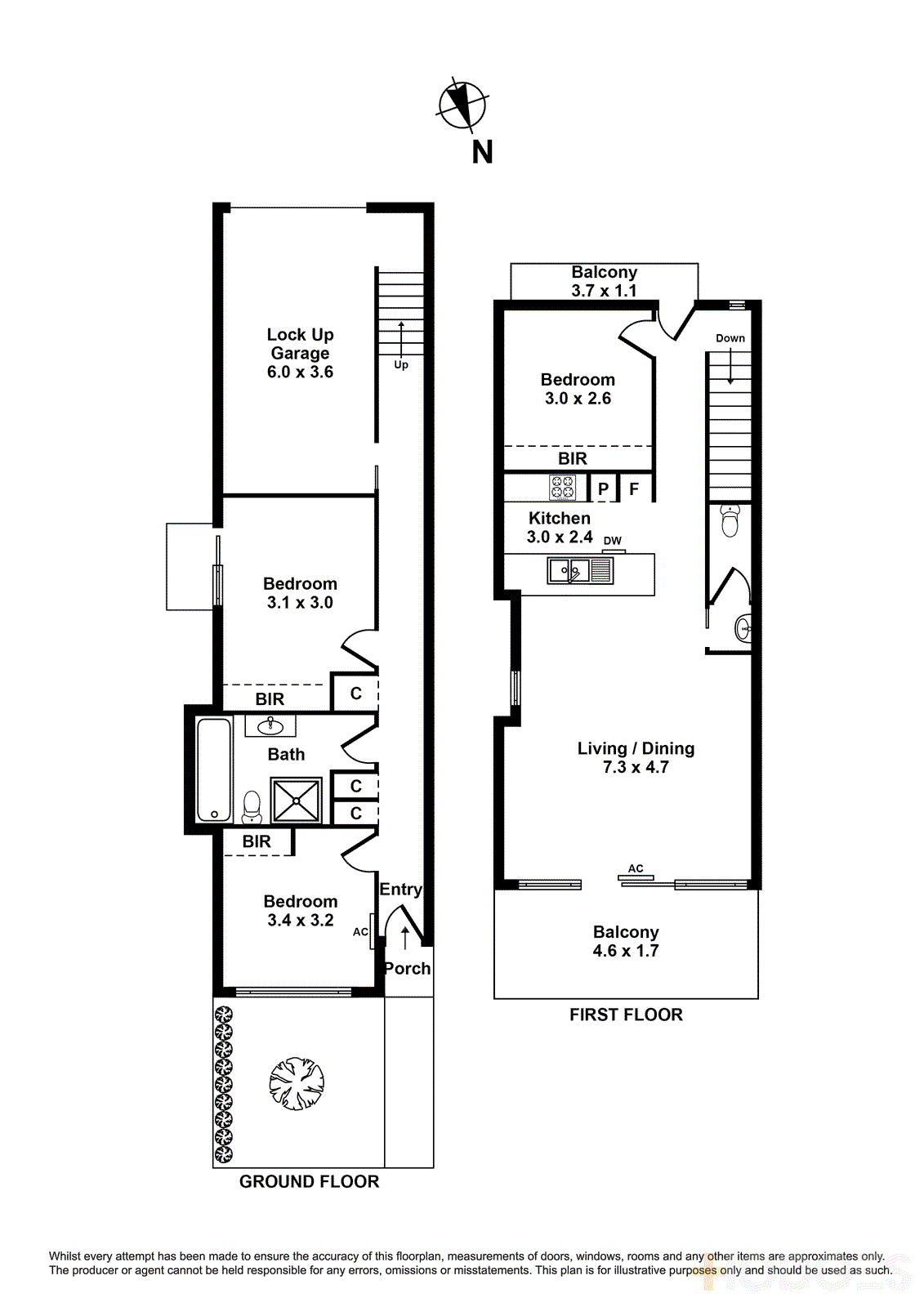 3/1 Clarendon Street, Maidstone VIC 3012 - Floorplan