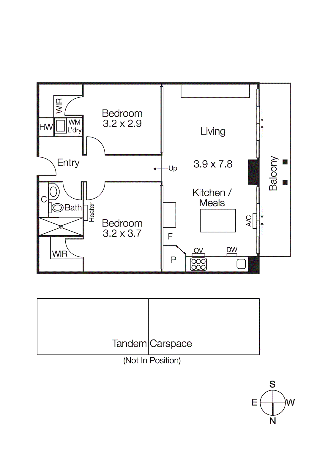 3/1 Duke Street, St Kilda VIC 3182 - Floorplan